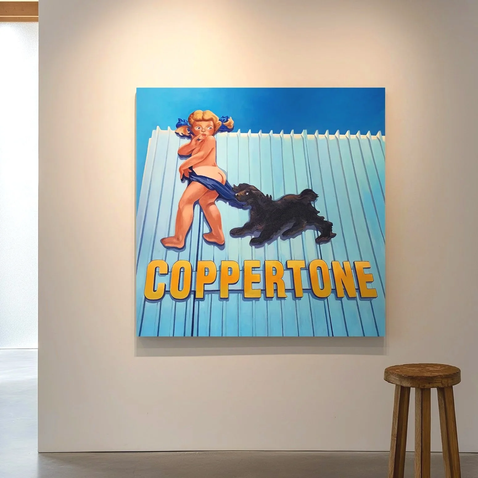 Coppertone | Miami | 36x36” | oil on canvas,