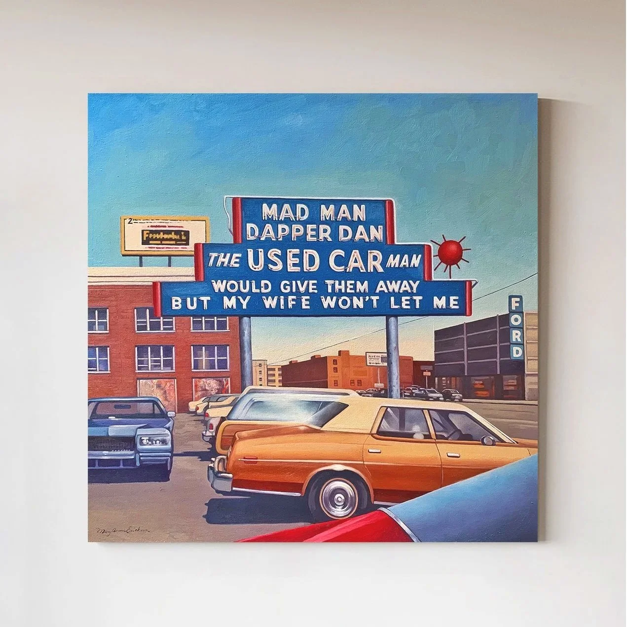 Dapper Dan | 30 x 30” | oil on canvas | SOLD