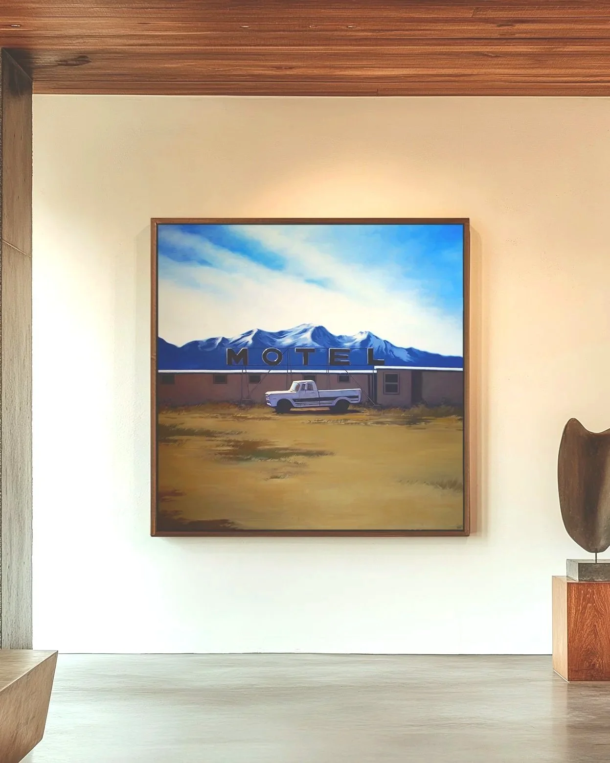 Motel | Stanley, ID | 40 x 30” | oil on canvas | SOLD