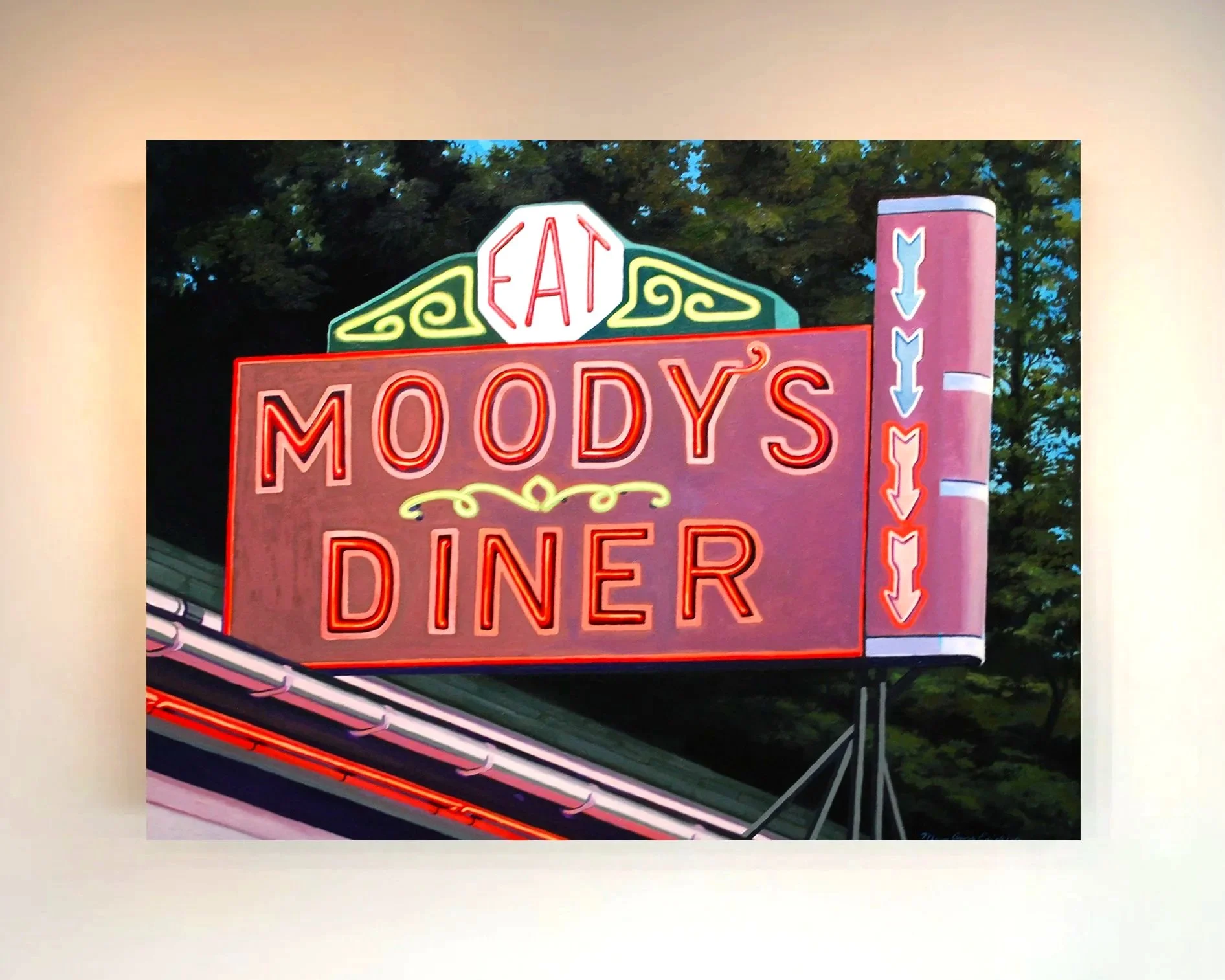 Moody’s Diner | Waldoboro, Maine | 30 x 24” | oil on canvas