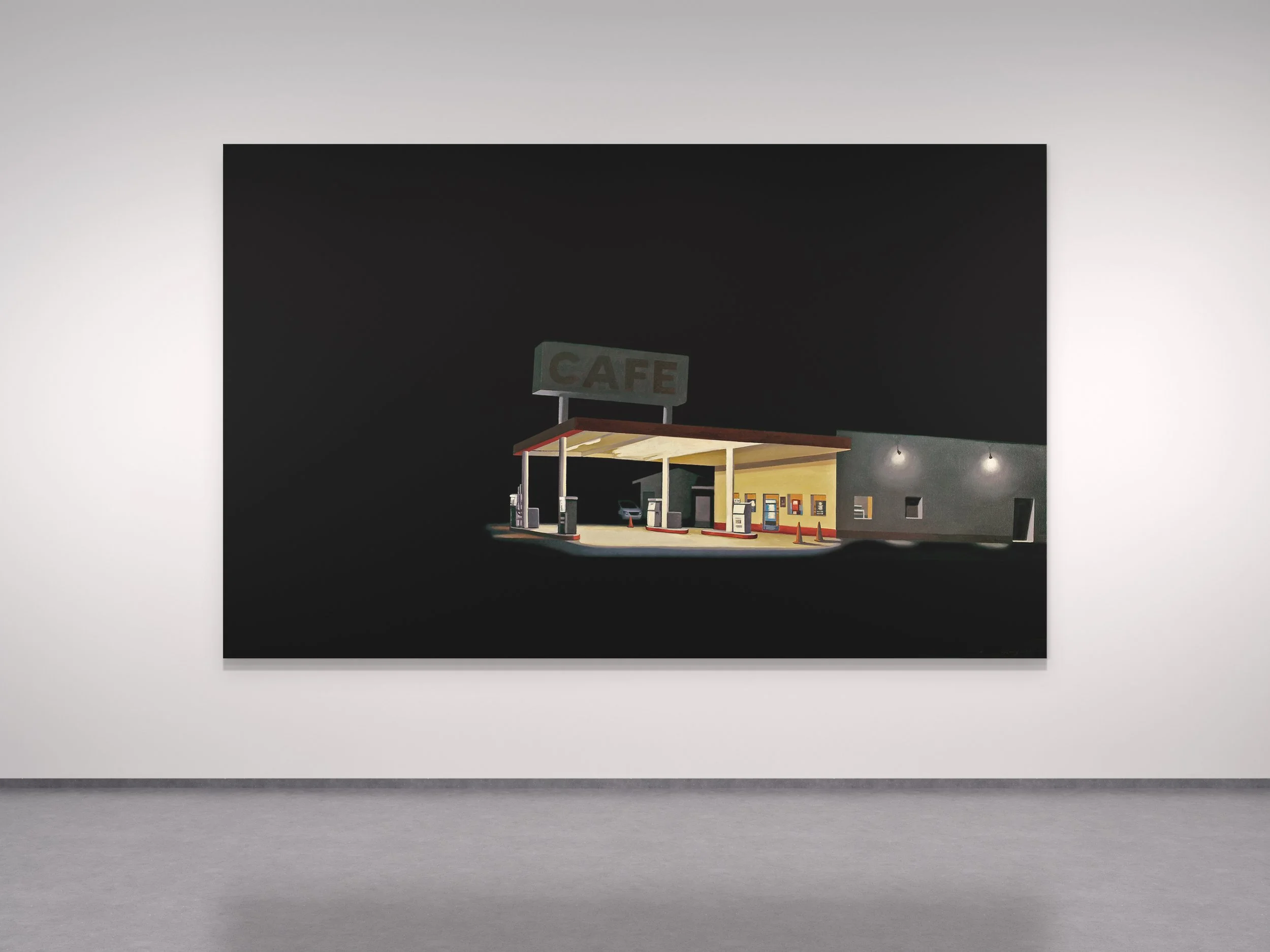 Oasis in the Desert | Route 66 | Amboy, CA | oil on canvas | 48 x 60" | SOLD