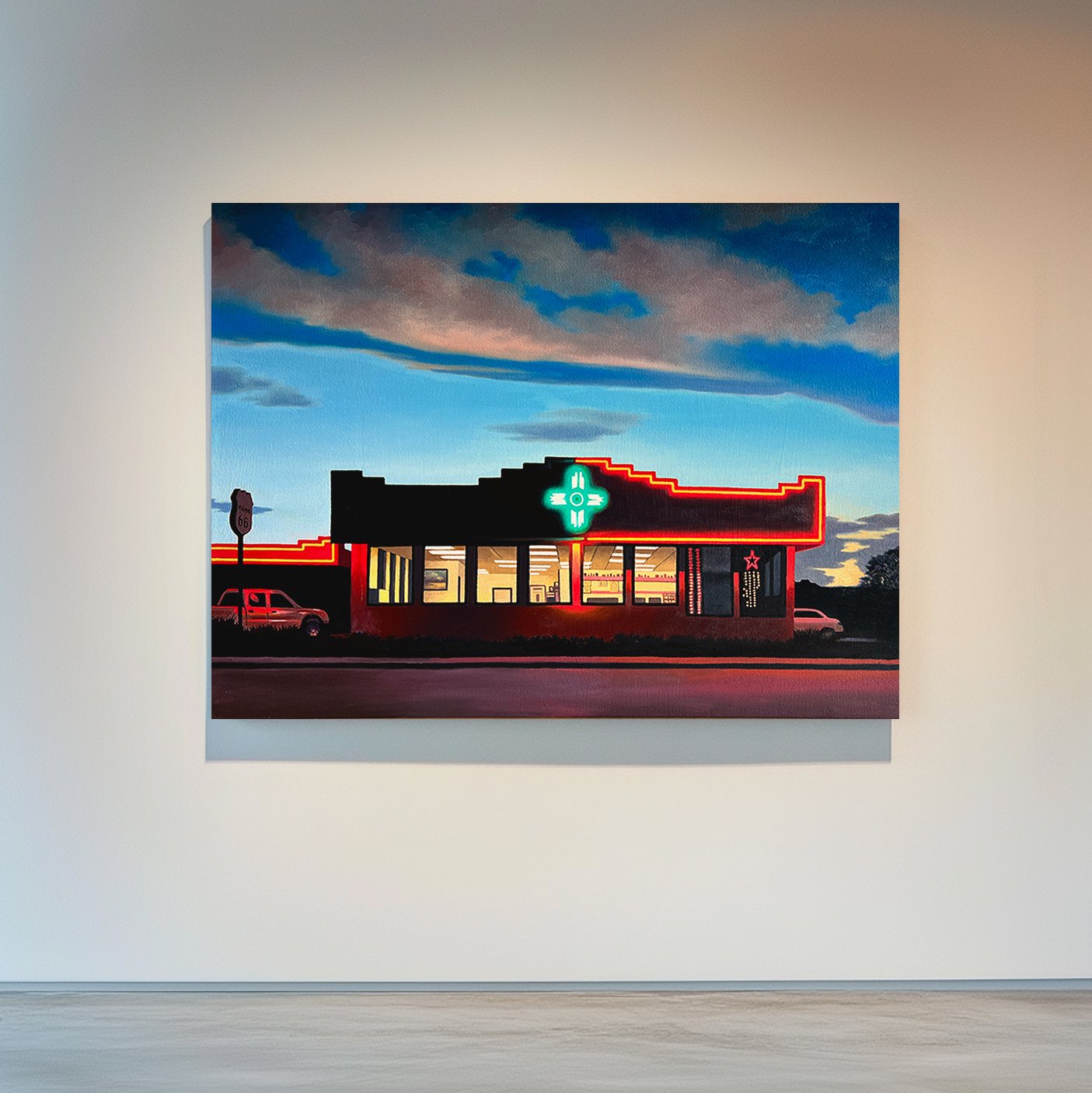 Comet Drive-in II  Rt 66  Santa Rosa, NM  26 x 32” | SOLD