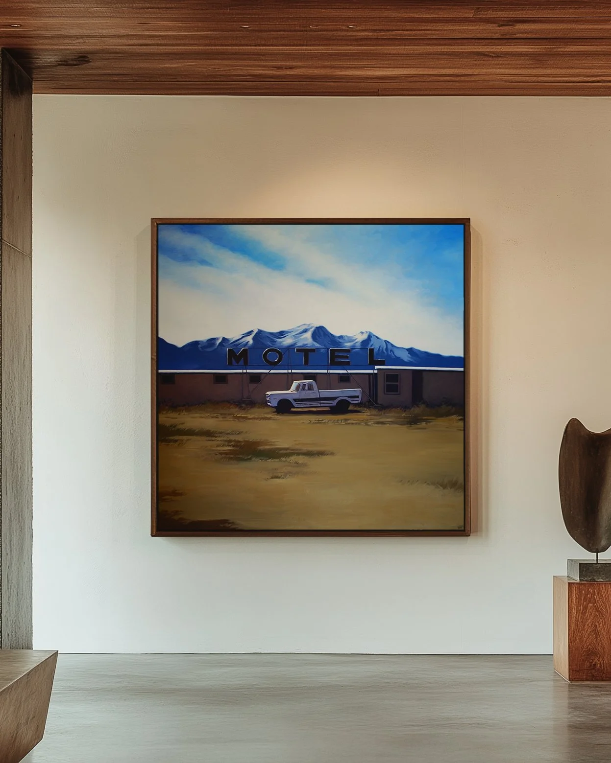 Idaho Motel |  Stanley, ID | 40"x30” | Oil on Canvas | SOLD
