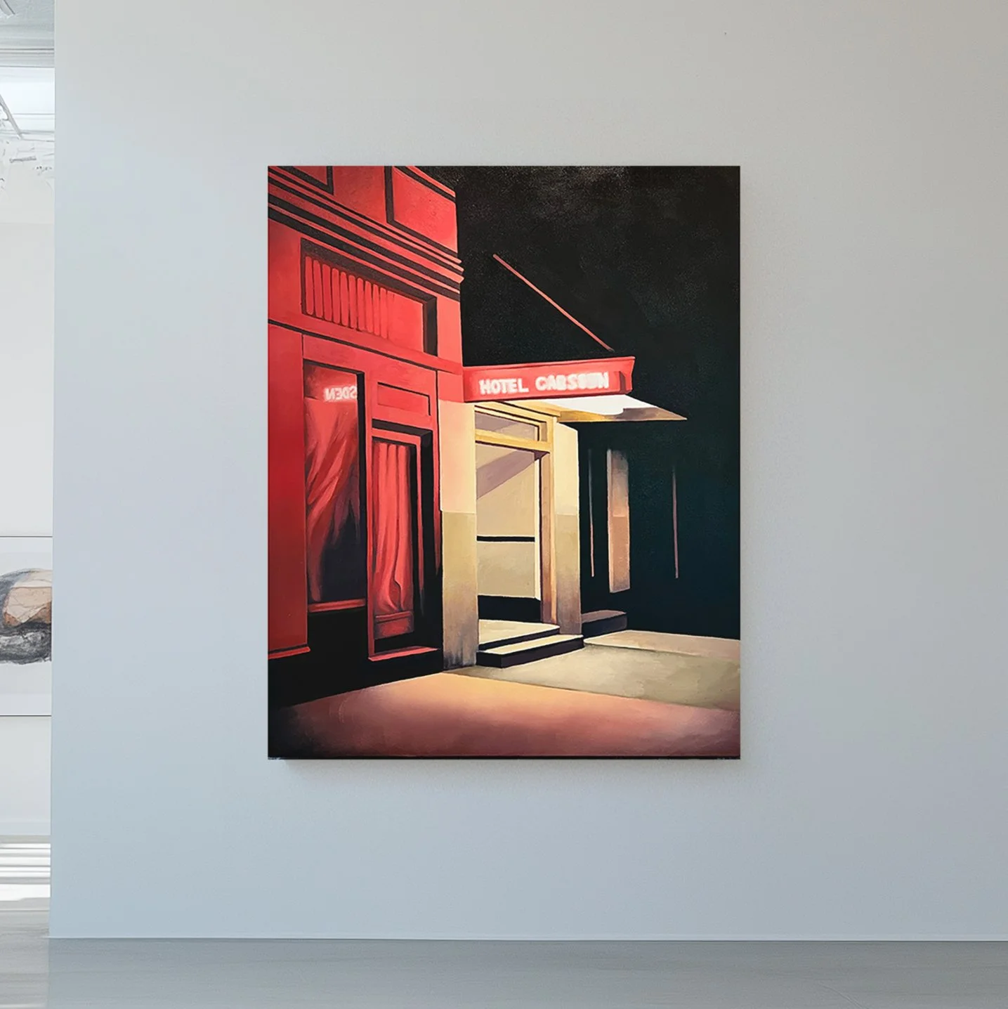 Hotel Gabsden | Arizona | oil on canvas  24 x 36”
