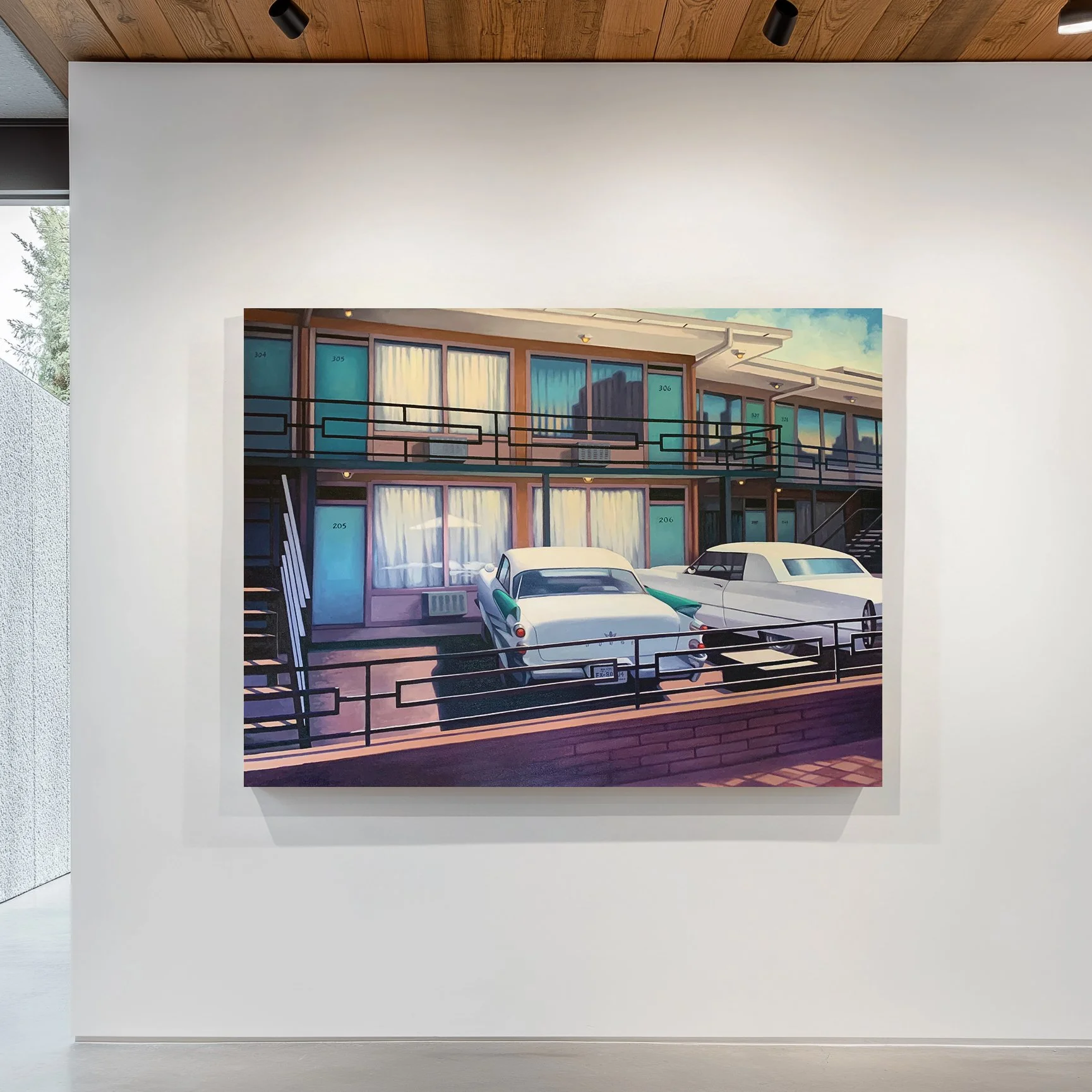 Lorraine Motel, In Honor of MLK | Memphis, TN | 46"x36” | Oil on Canvas
