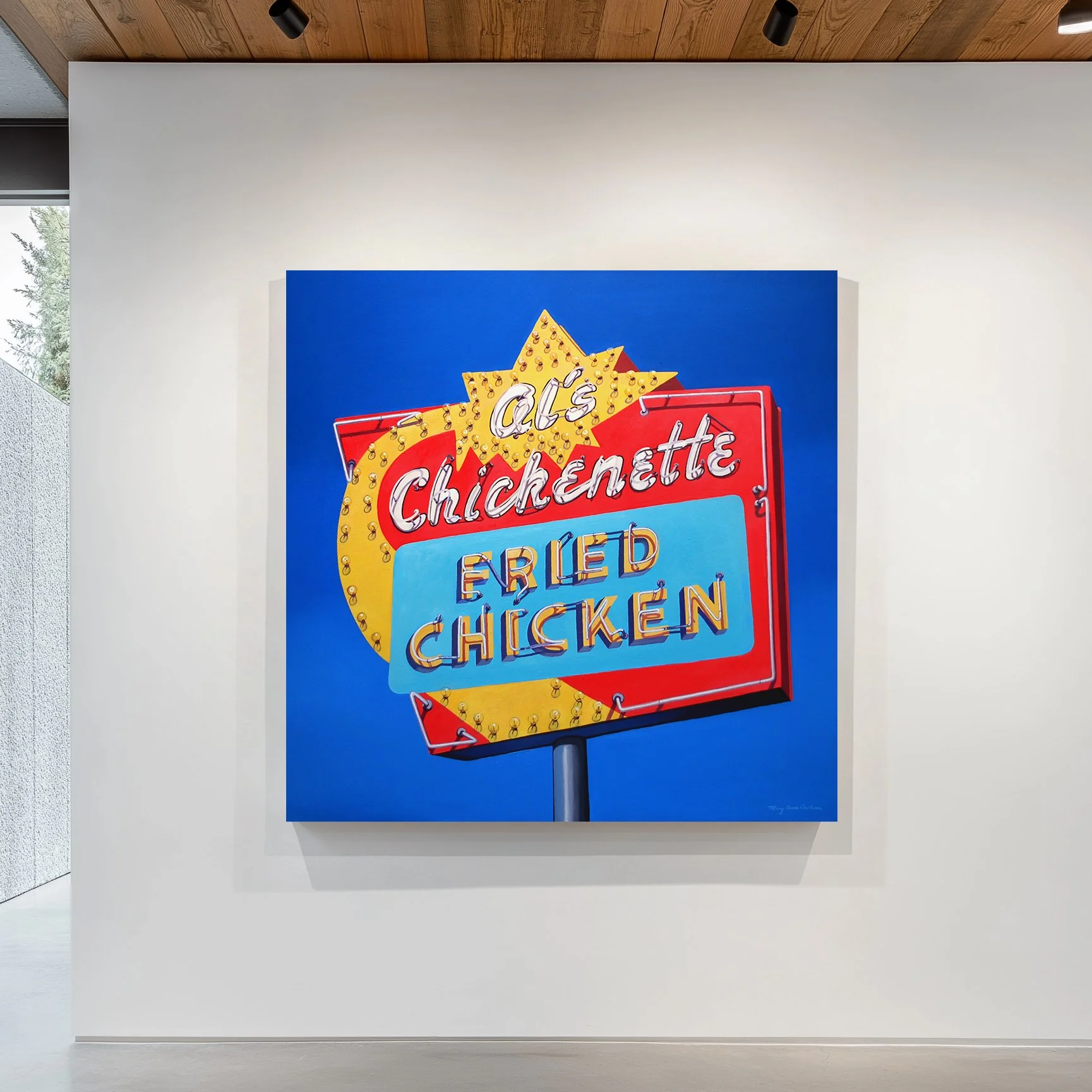 Al’s Chickenette | Hays, KS | 40"x40” | Oil on Canvas | SOLD