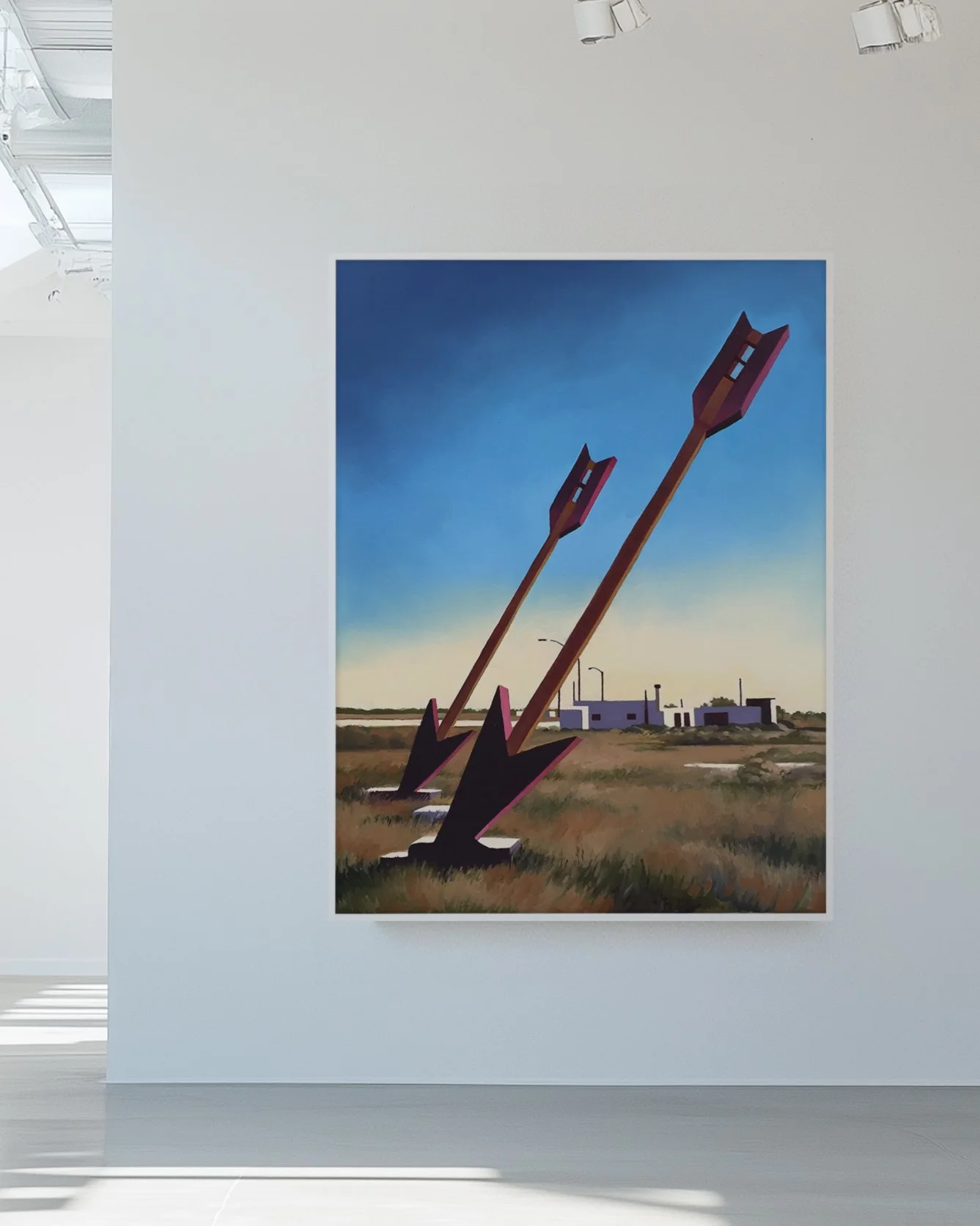 Twin Arrows Trading Post | Route 66 | AZ |  18x24” | oil on linen  