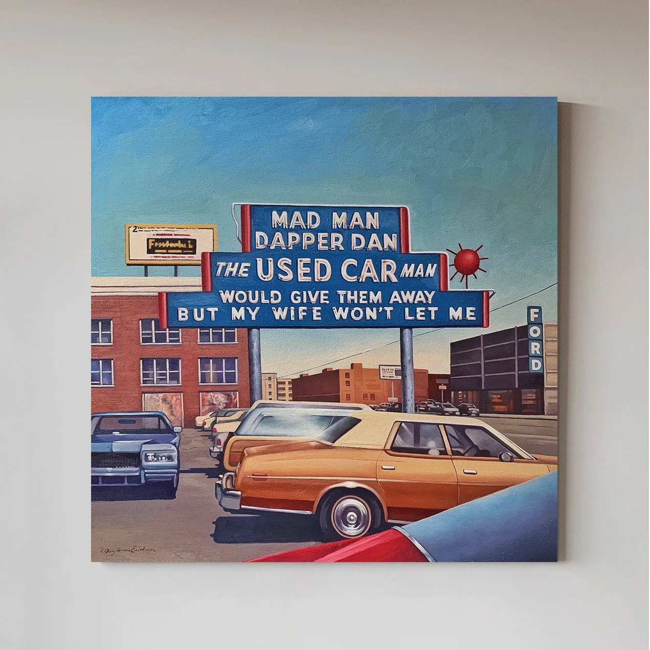Dapper Dan | 30"x30” | Oil on Canvas | SOLD