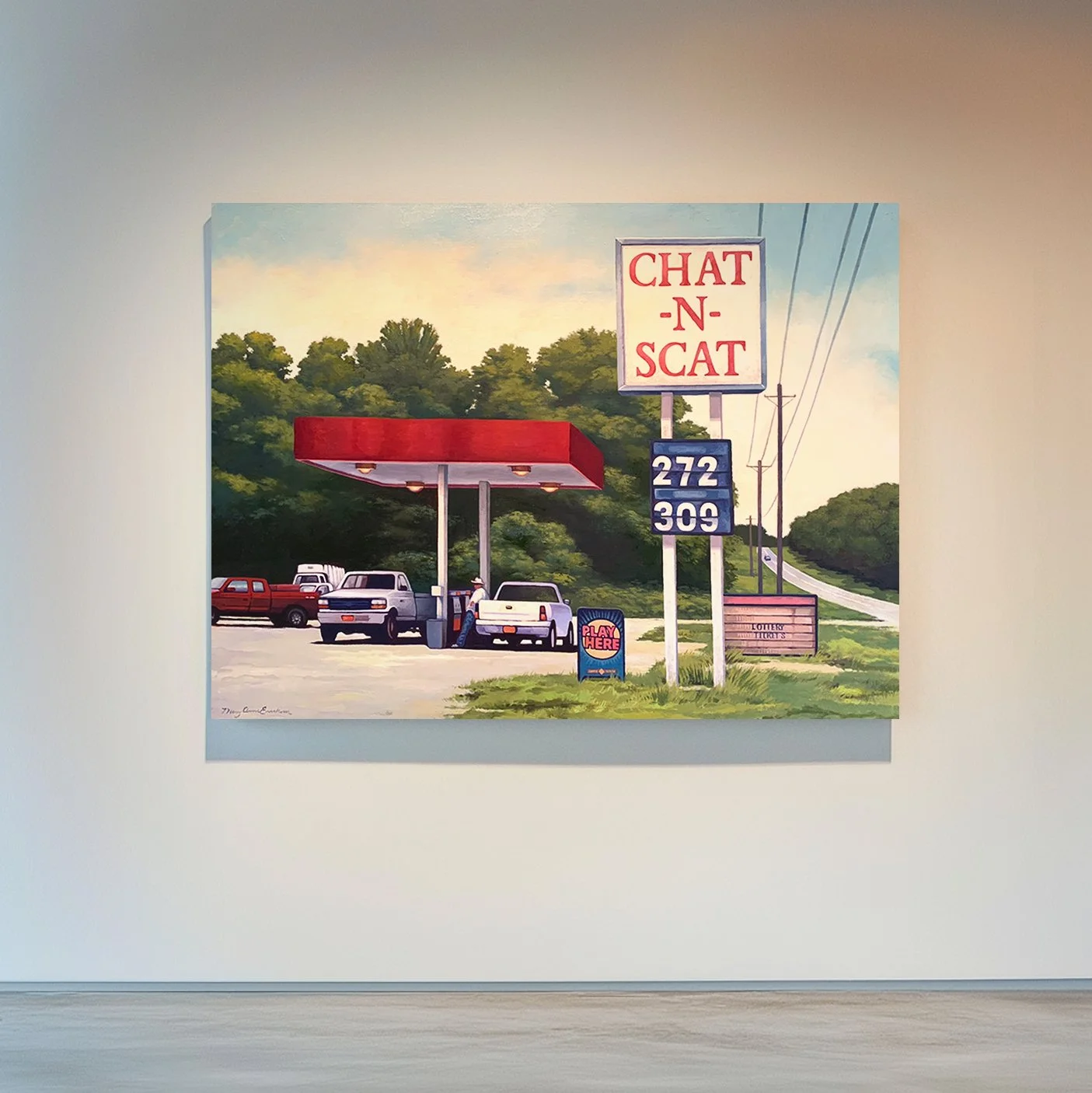 Chat n’ Scat | Arkansas | oil on canvas | 40 x 30” 