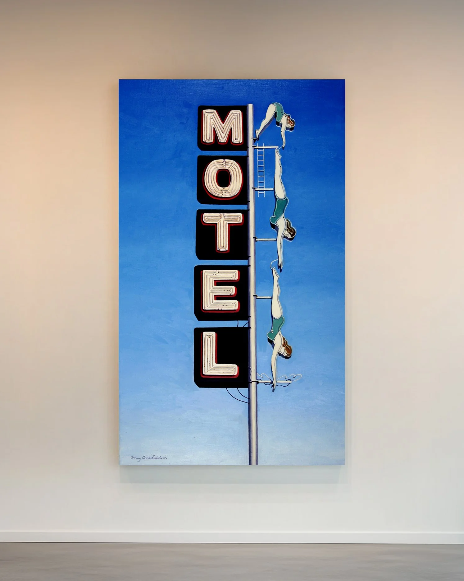 Diving Girls | Mesa, AZ | 40"x30” | Oil on Canvas | SOLD

