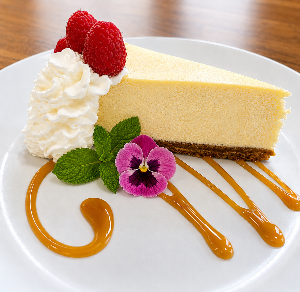 Aurevine Signature Vanilla Bean Cheesecake