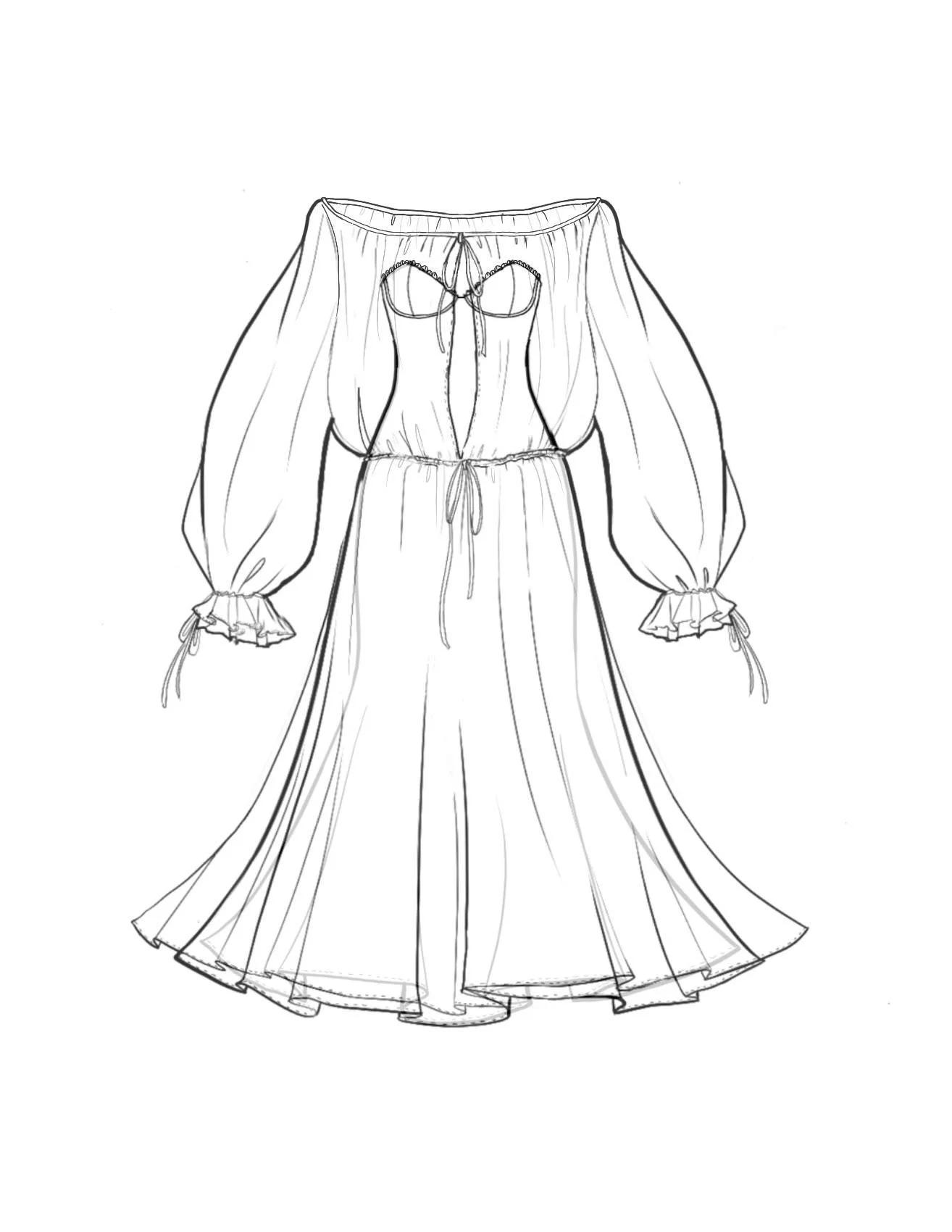 Procreate Silk dress