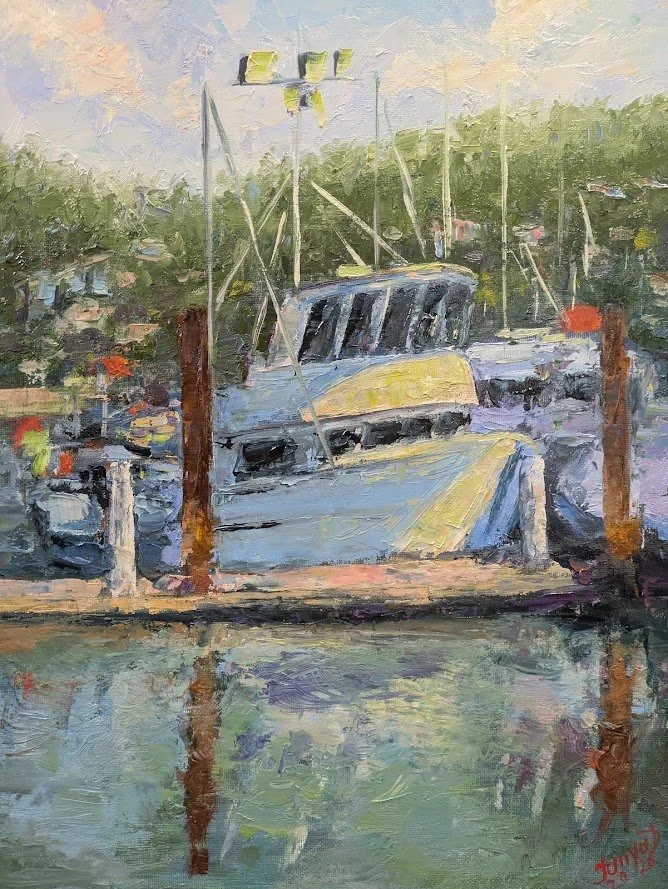 Boat in Newport Harbor