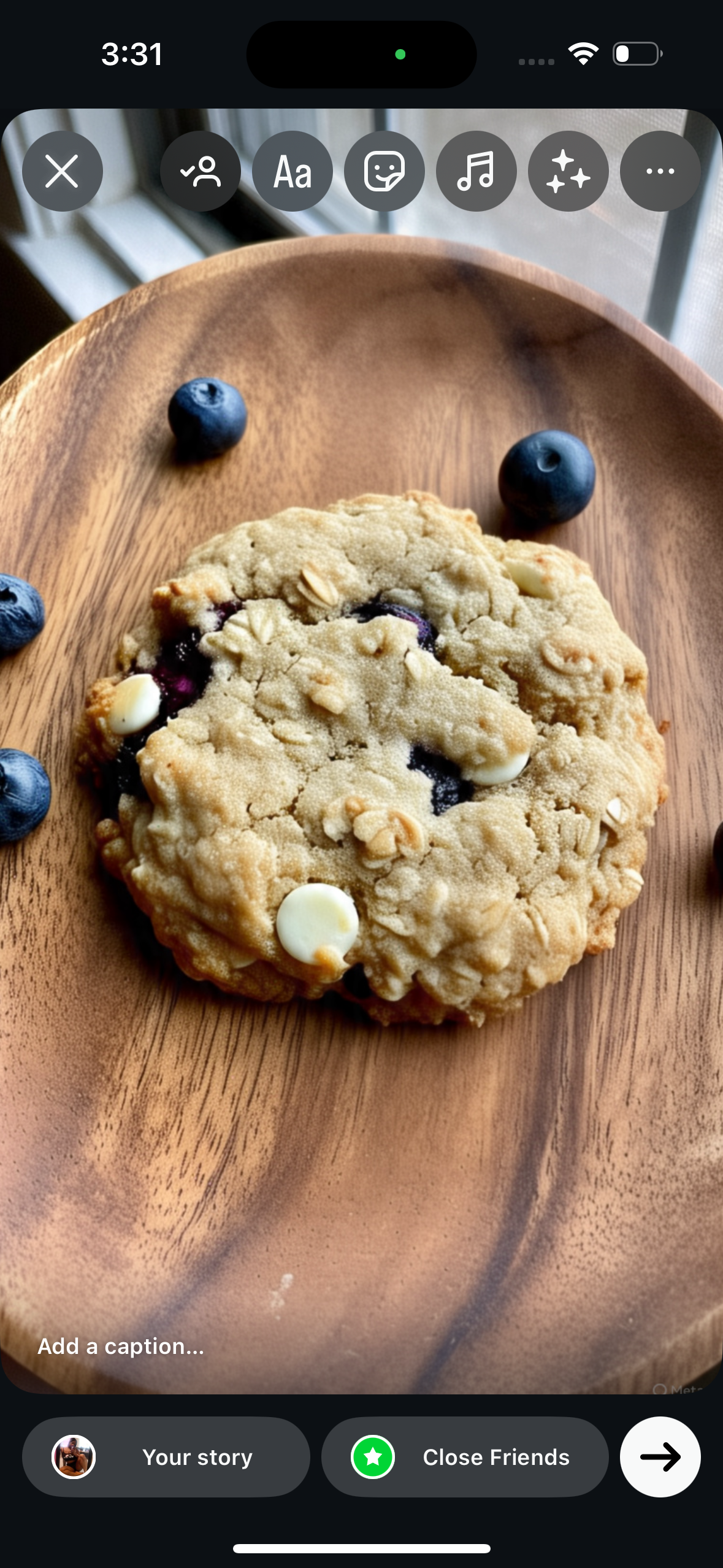 Oatmeal Blueberry and White Chocolate