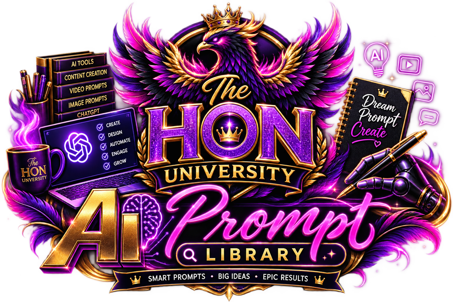THE HON UNIVERSITY AI PROMPT LIBRARY