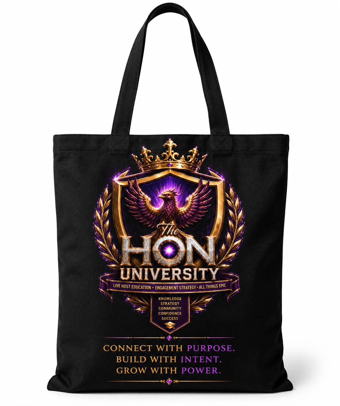 The HON University “Grow With Power” Canvas Tote