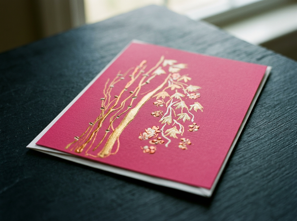 Exquisite Bamboo Shoots Greeting Card