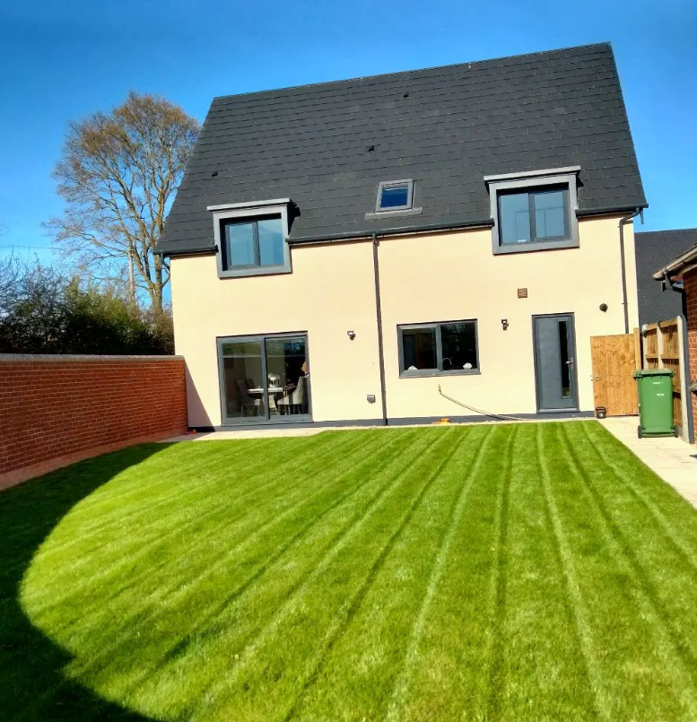 Lawn mown and maintained