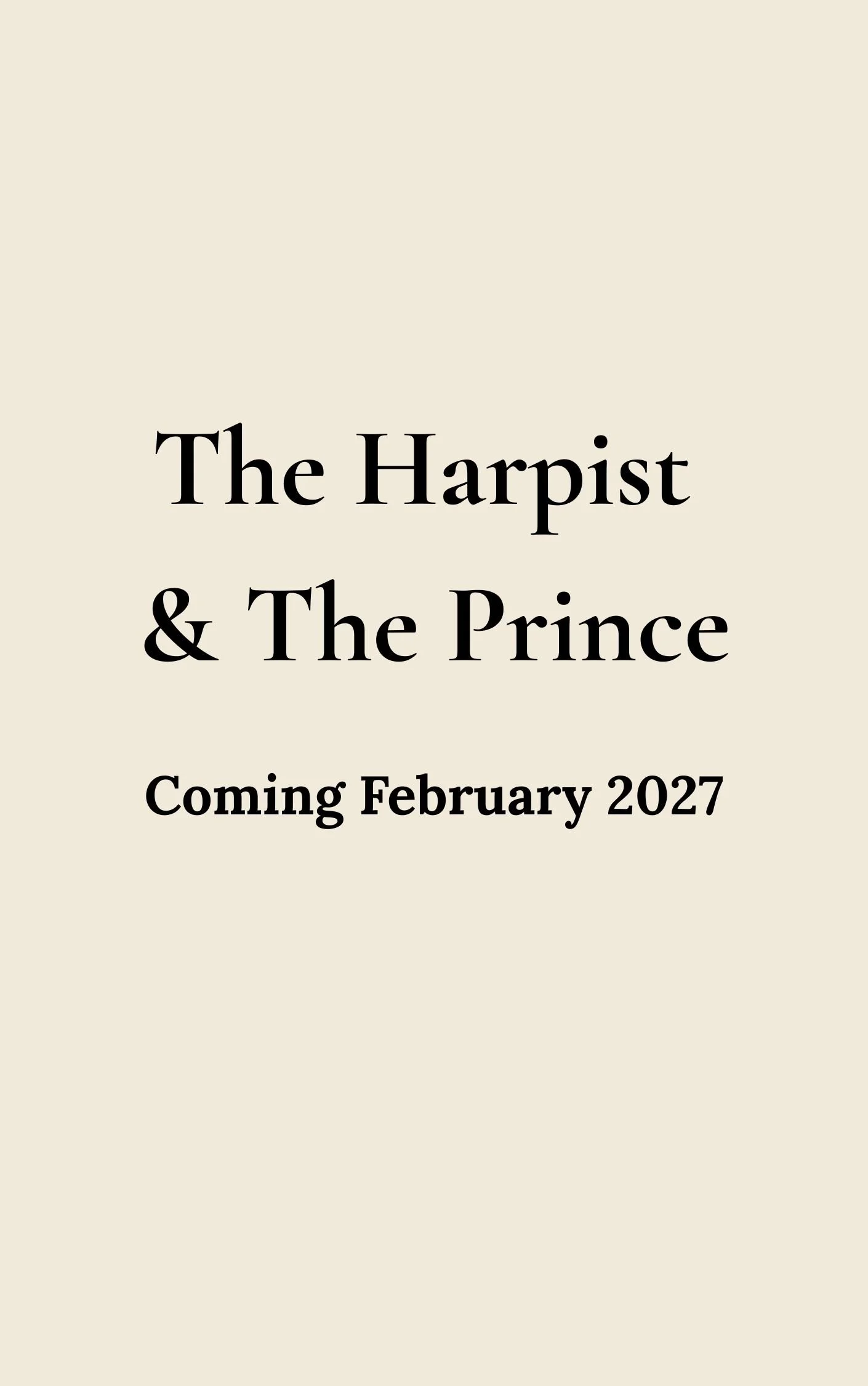 The Harpist & The Prince (Paperback)