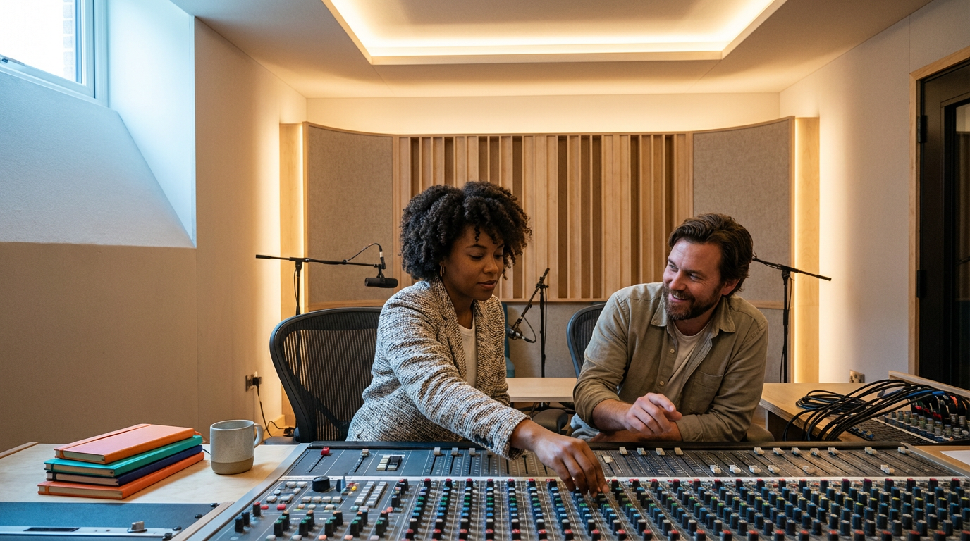 Podcast Production Session