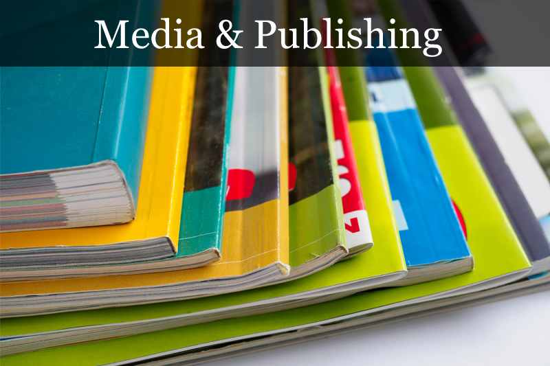 stack of magazines, different colors