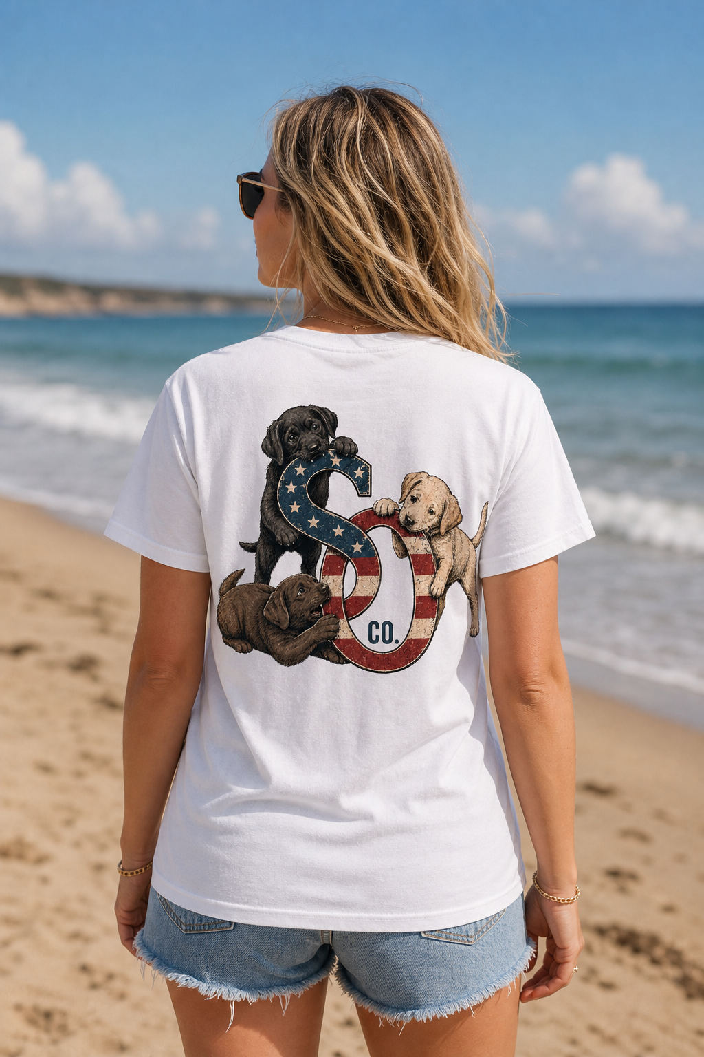 Saltwater Outlaw Co. Puppies Womens