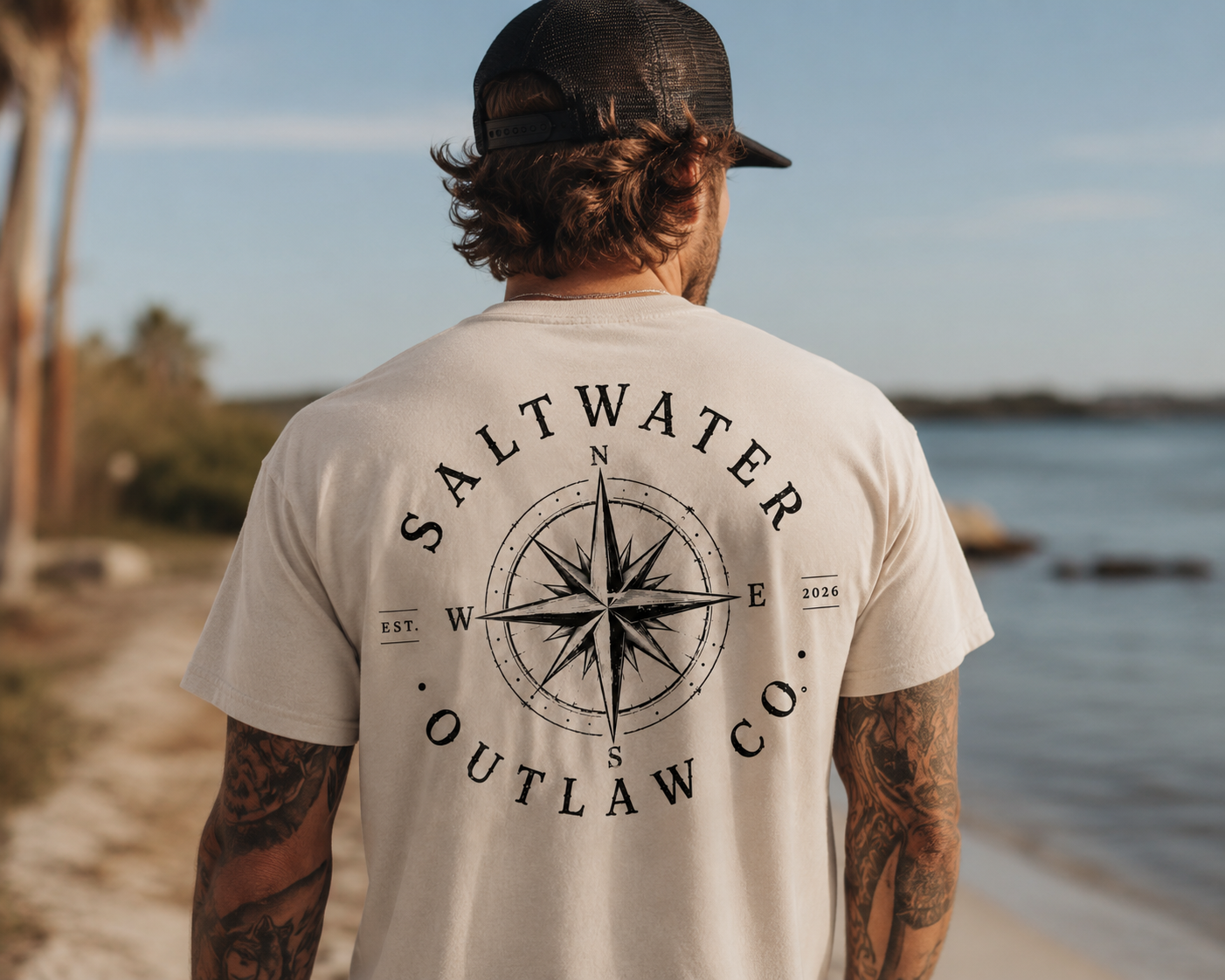 Saltwater Outlaw Co. Compass