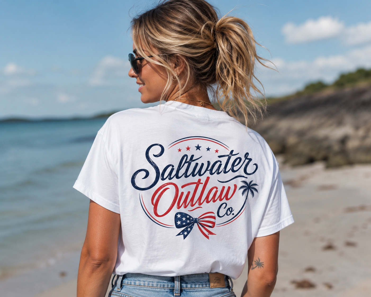 Saltwater Outlaw Red/White/Blue Women’s