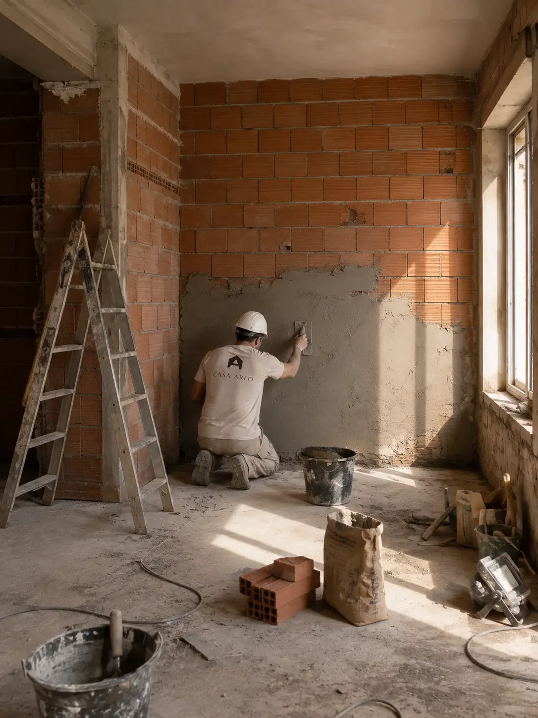 Artisan d'une entreprise de rénovation et de travaux tout corps d'état