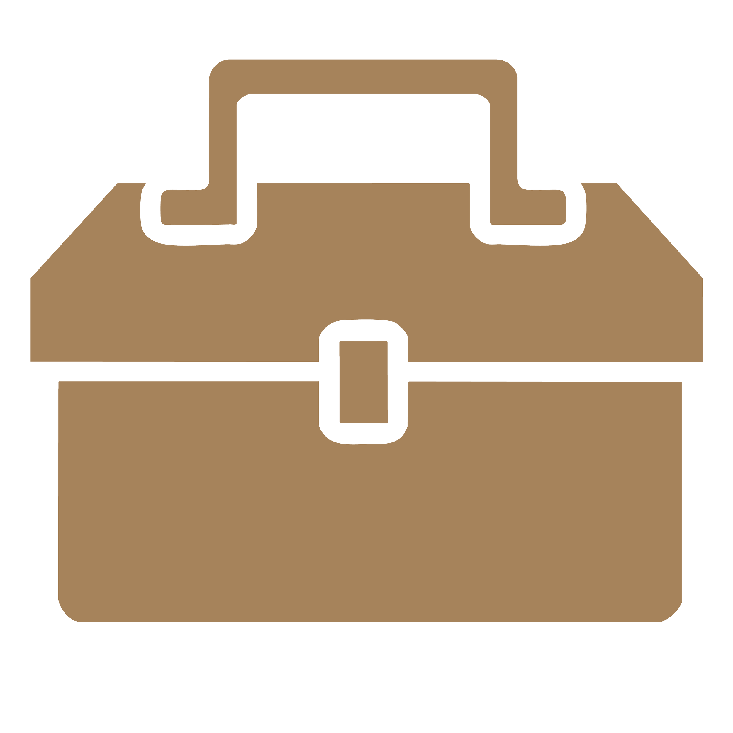 A brown cardboard box with a shipping label and a black inner outline of a lamp or light fixture inside.