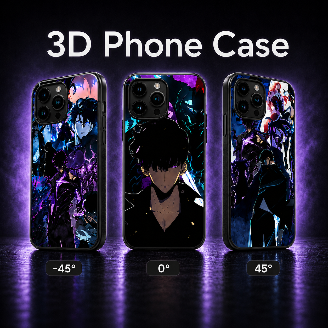 Solo Leveling 3D Phone Case
