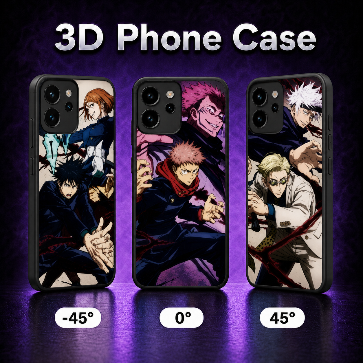 Jujutsu Kaisen 3D Phone Case