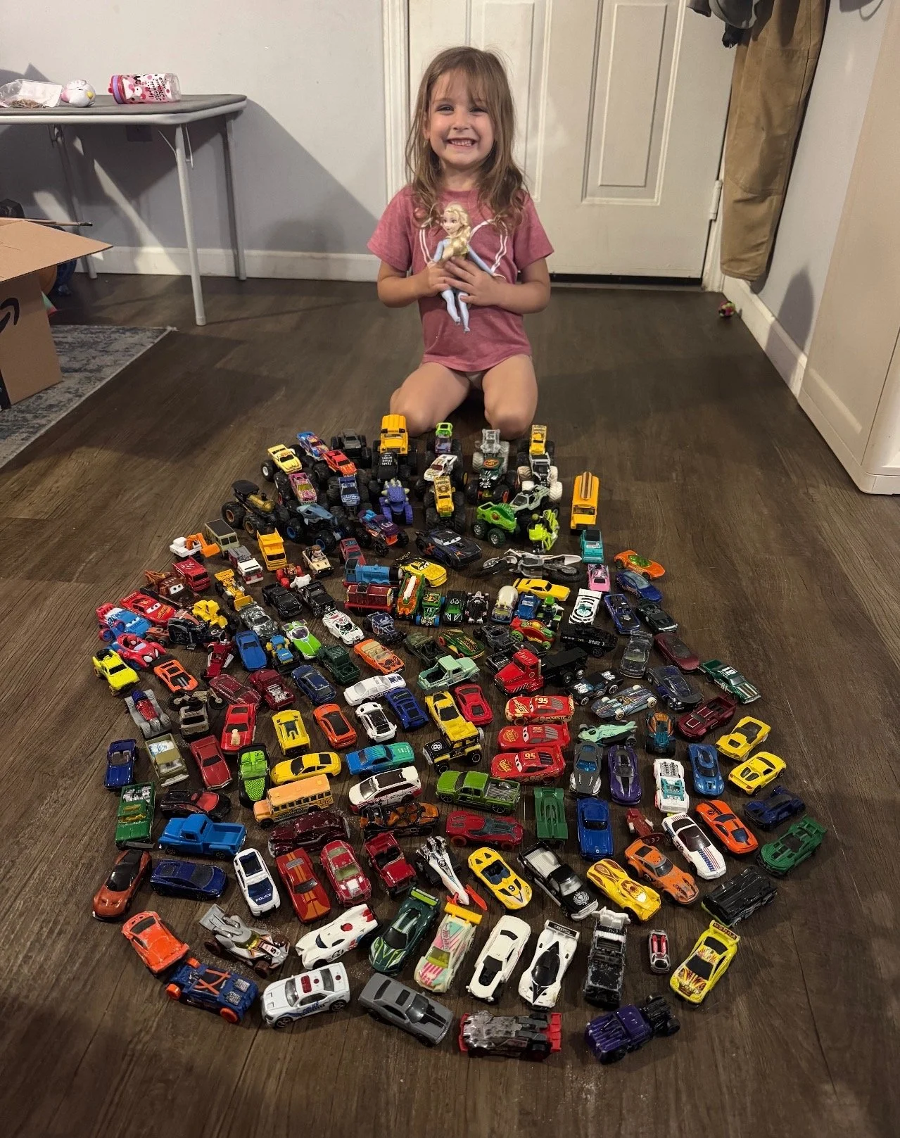 My daughter's favorite part of what I do-the Hot Wheels!
