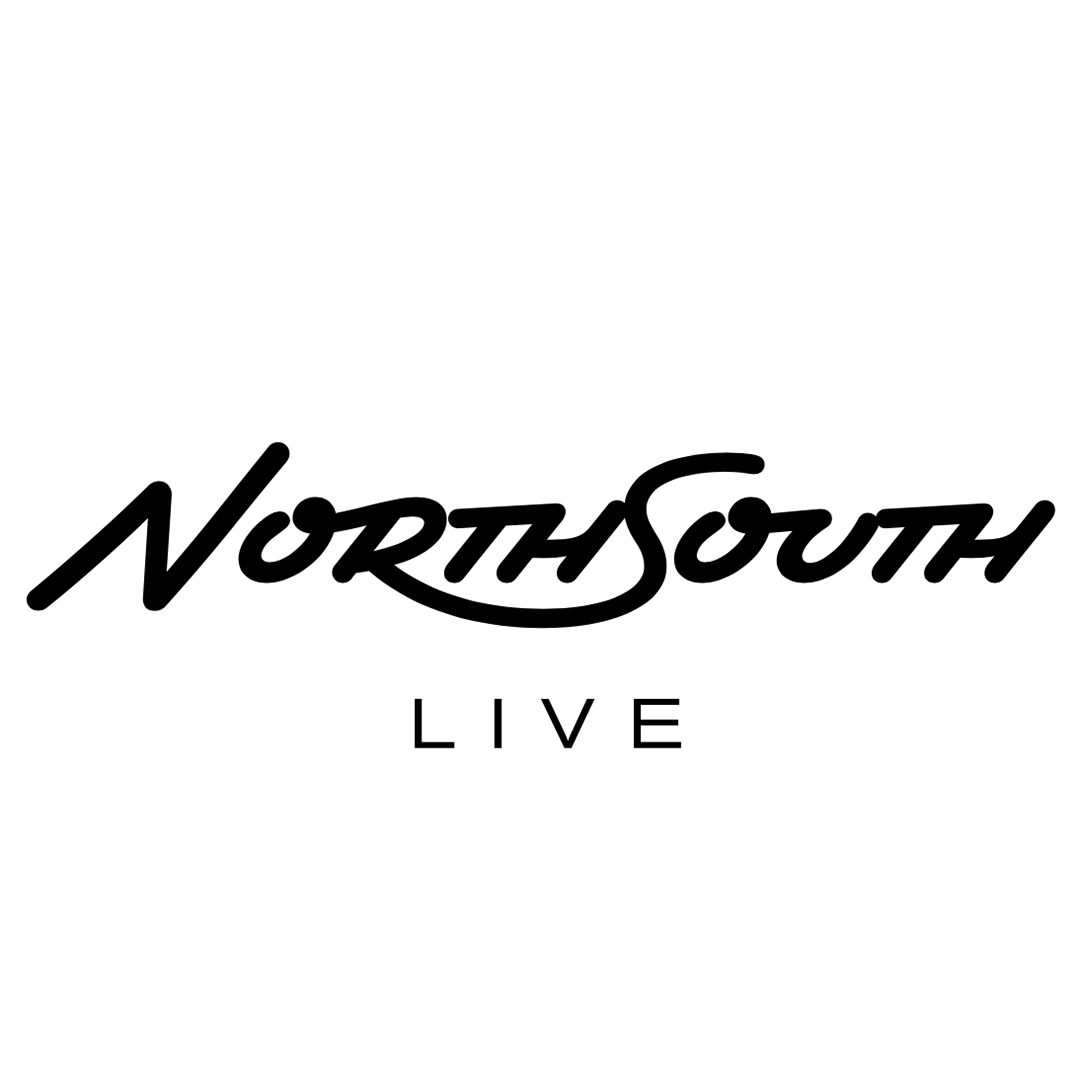 Logo for North South Live with stylized black text on a white background.