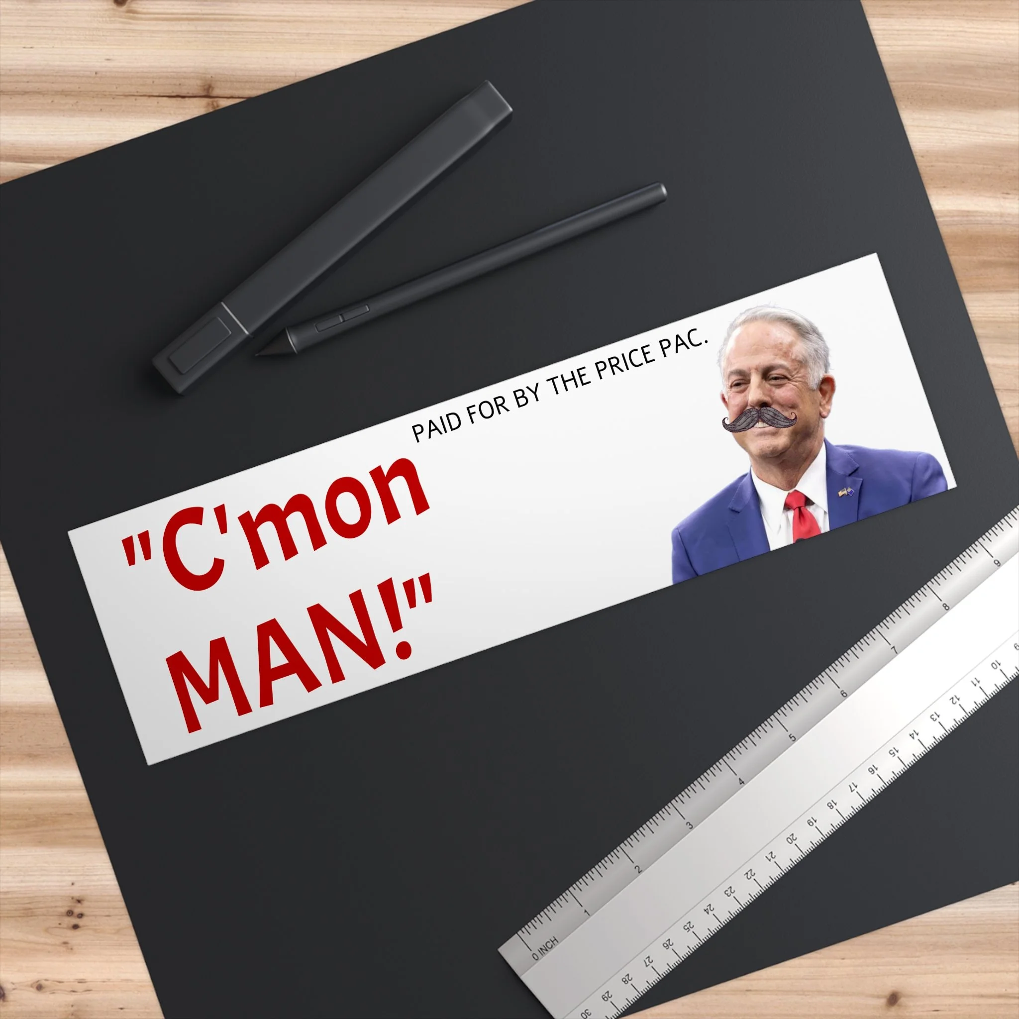 C'mon Man! Political Humor Bumper Sticker