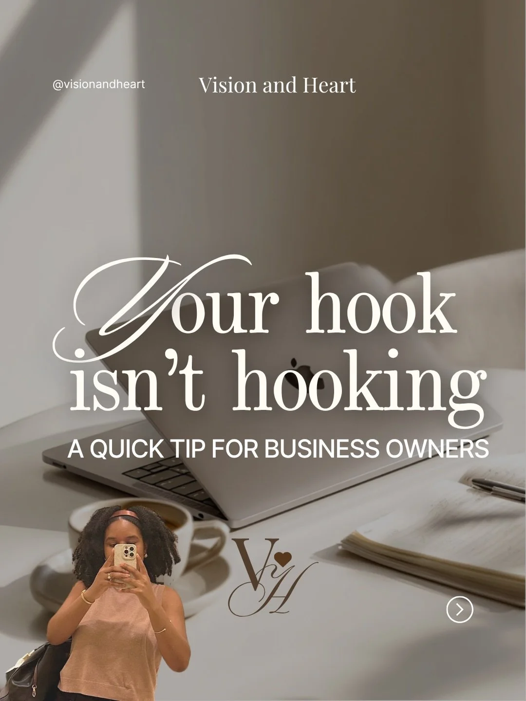 👀Your posts might be getting ignored&hellip; and it&rsquo;s not your content, it&rsquo;s your hook. 

✨This is Hooks 101, the foundation every business owner needs in social media marketing before anything else. 🎯

🤎Your content could be amazing, 