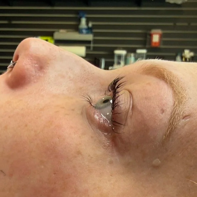 after: lash lift