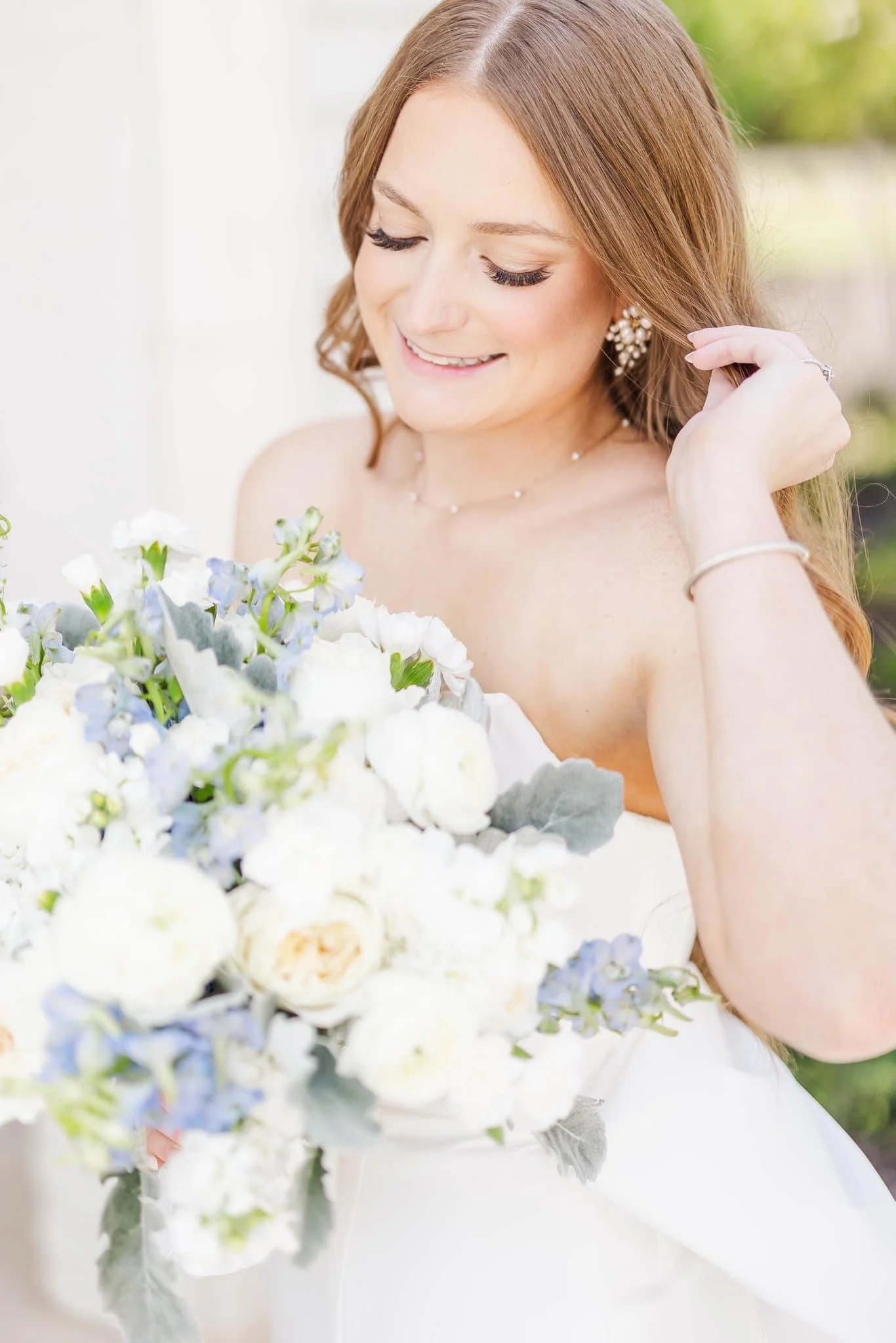 SOFT GLAM BRIDAL MAKEUP WITH GLOWING SKIN AND SOFTLY DEFINED EYES