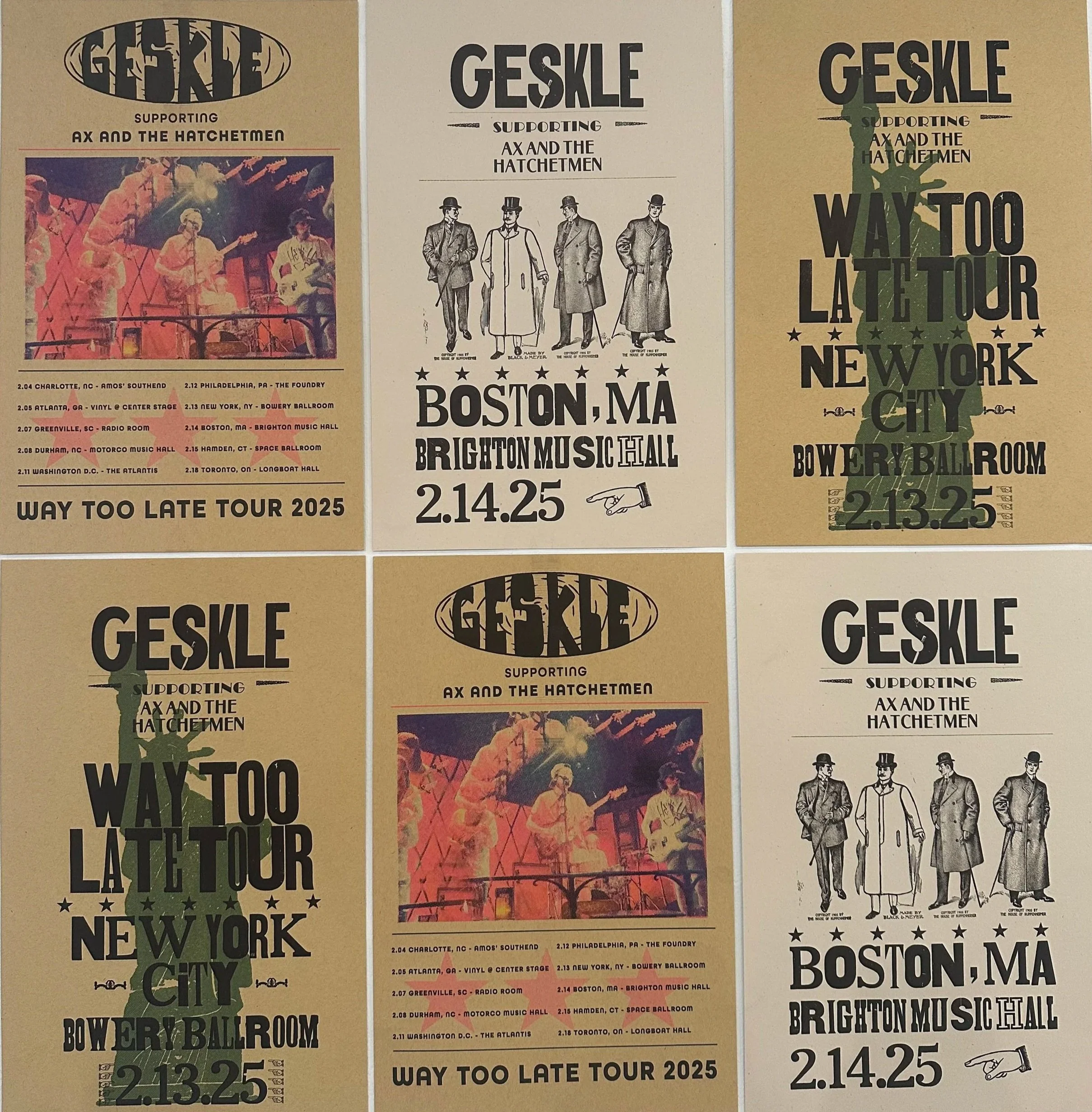 Geskle Tour Merch