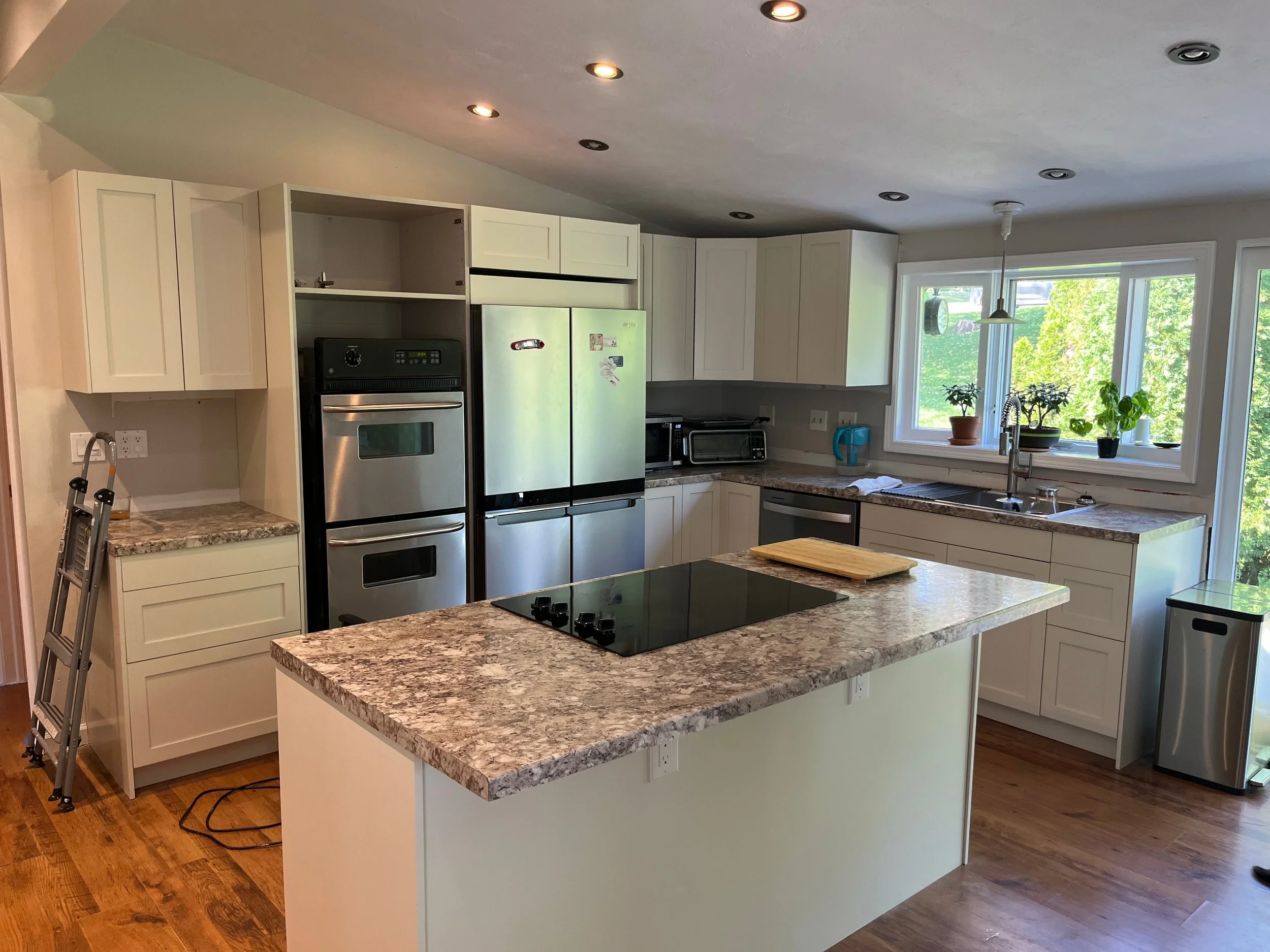 Kitchen: cabinets after