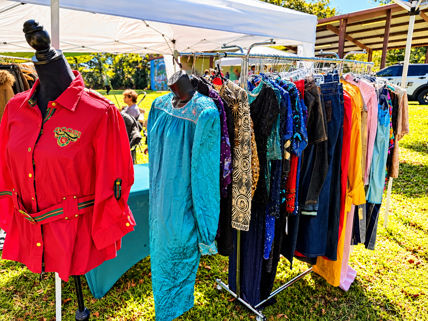 Sunny Vintage Clothing Market Booth.png