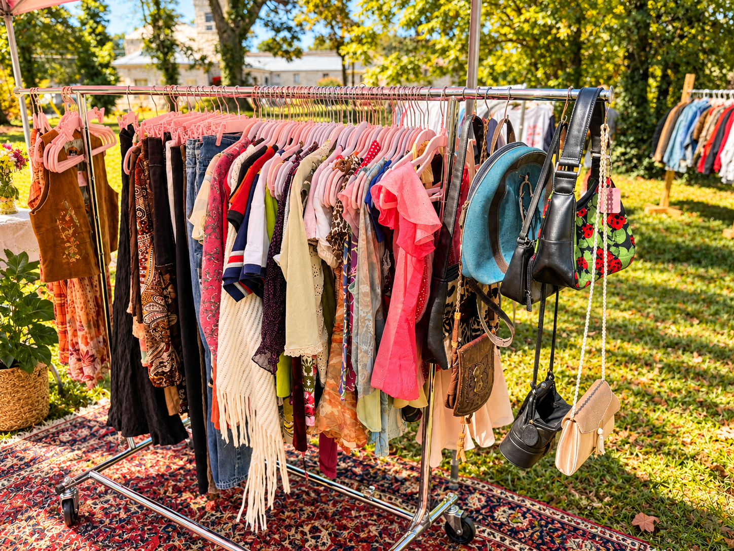 Sunlit Boho Vintage Market Rack.png