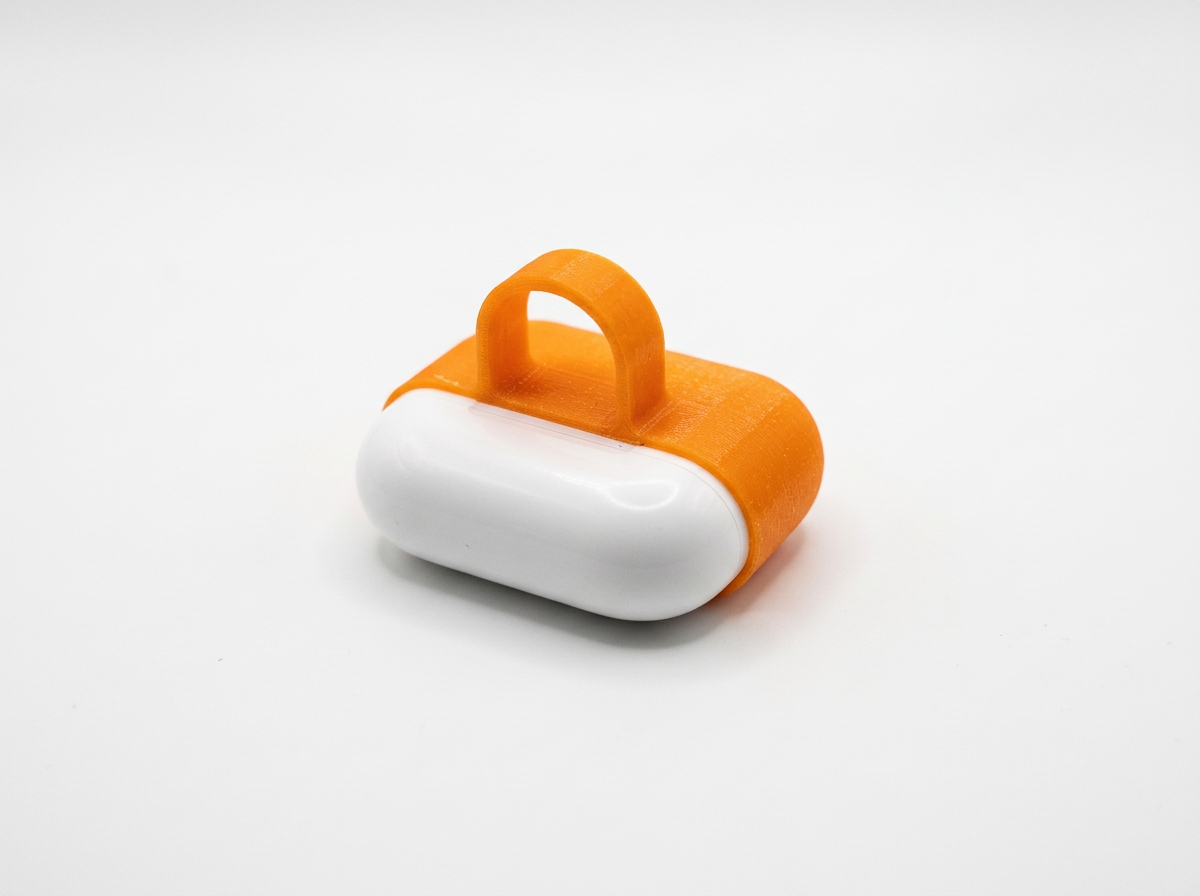 AirPods case with built-in loop