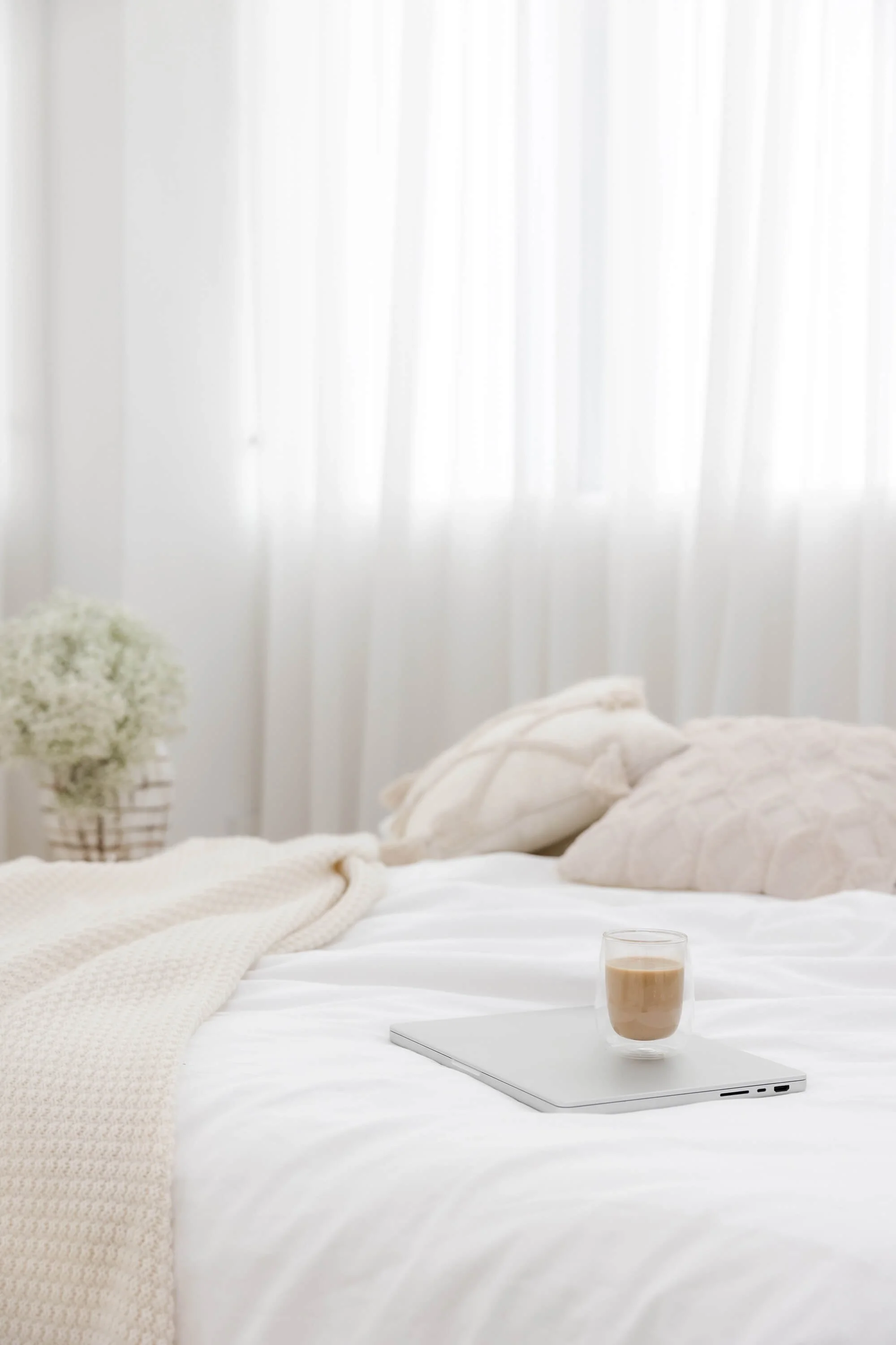 Simple home workspace used to research Etsy shop ideas for beginners.