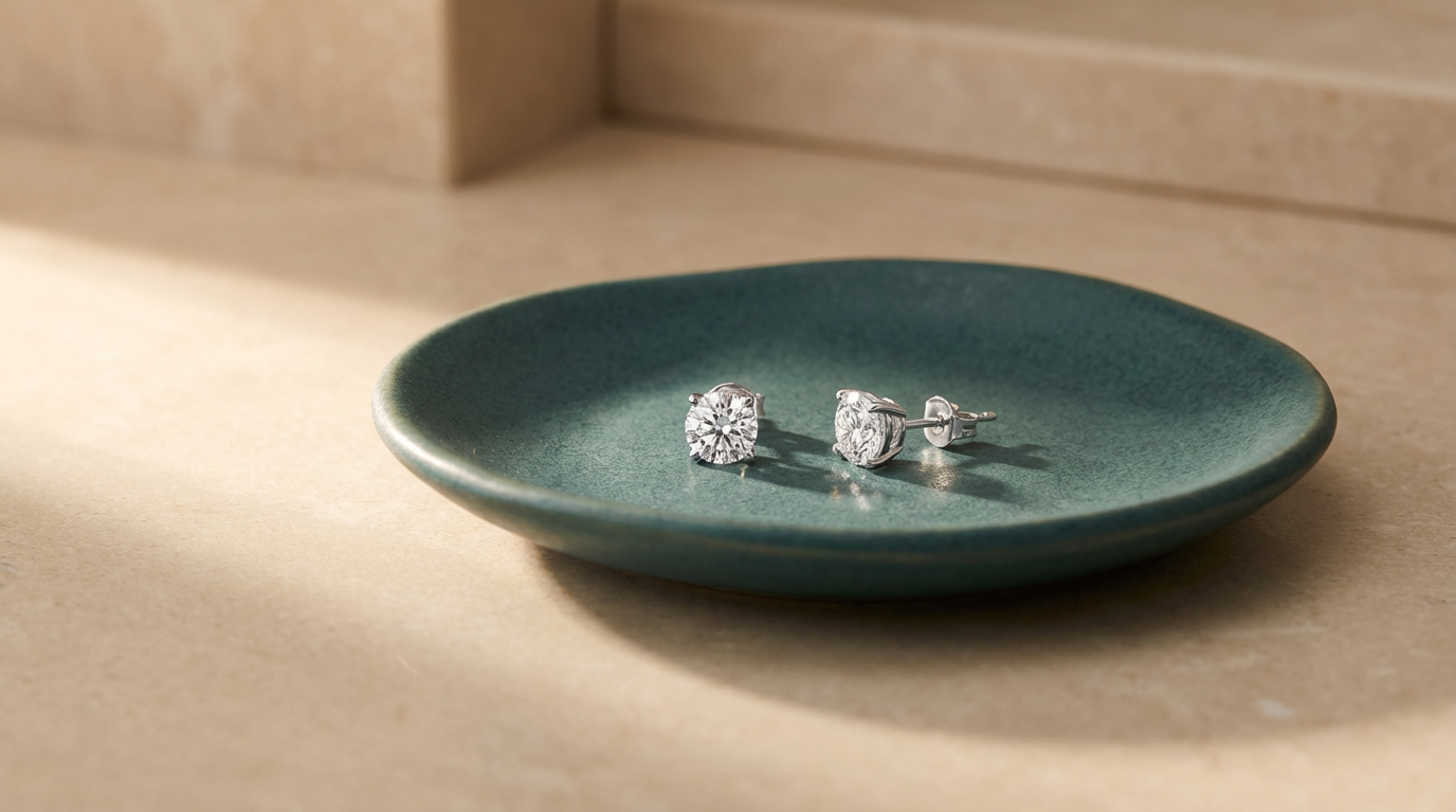 Diamond Stud Earrings