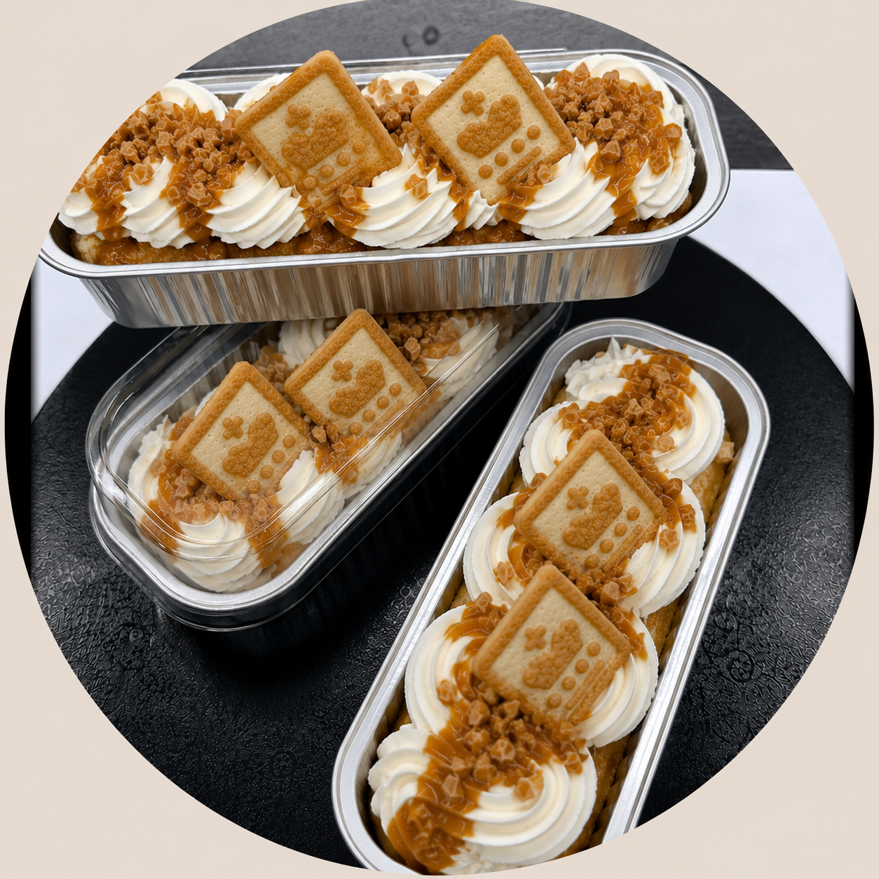 Vanilla Caramel Drizzle Cake