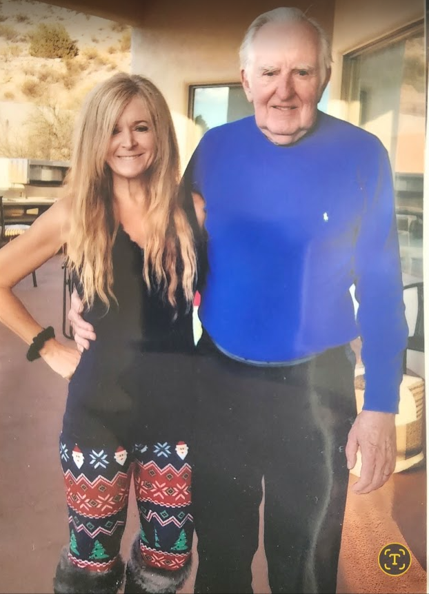 Family photograph of  Loni Sipes-Fosgate and Jim Fosgate, daughter and father.