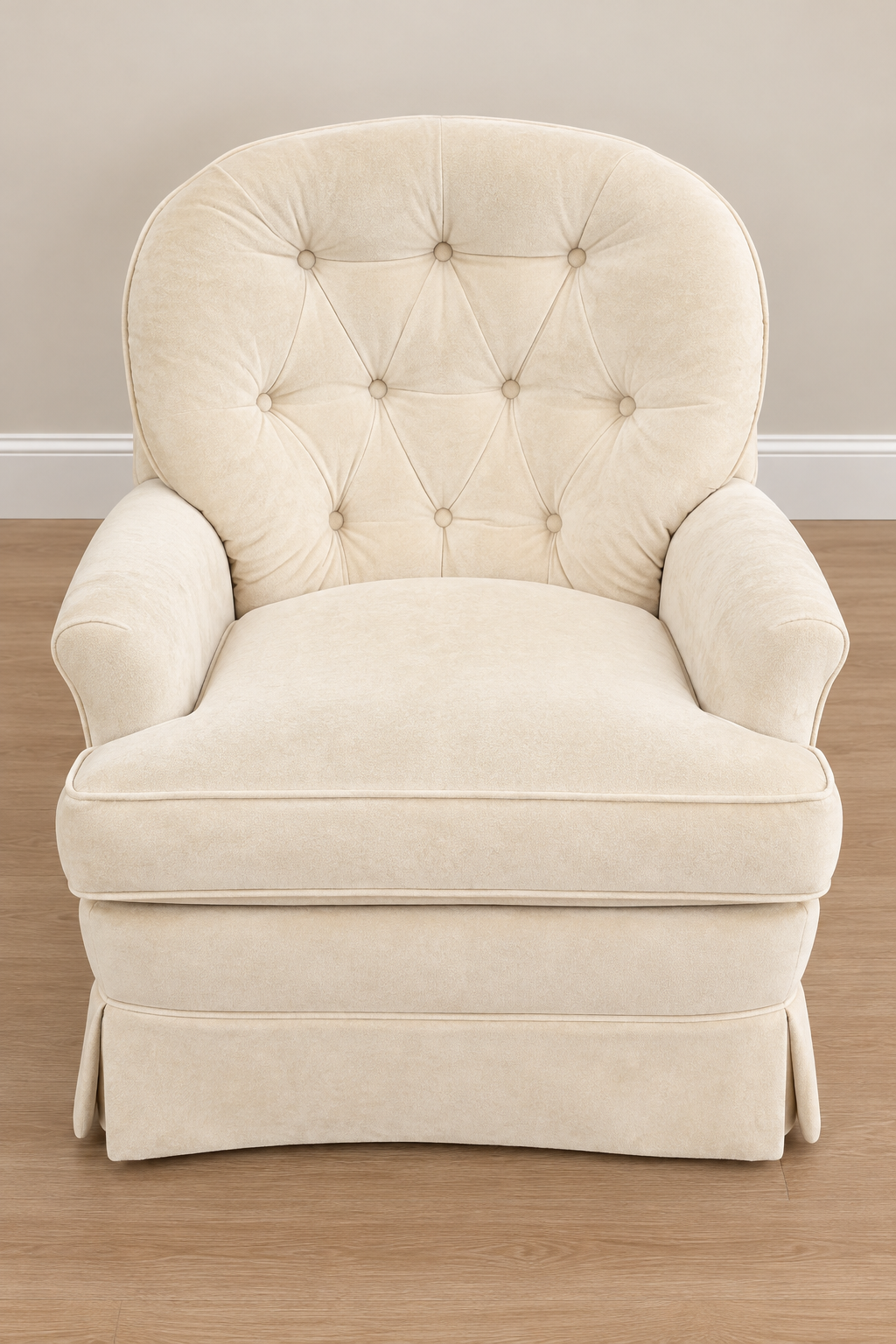 Cream Tufted Armchair in Neutral Interior.png