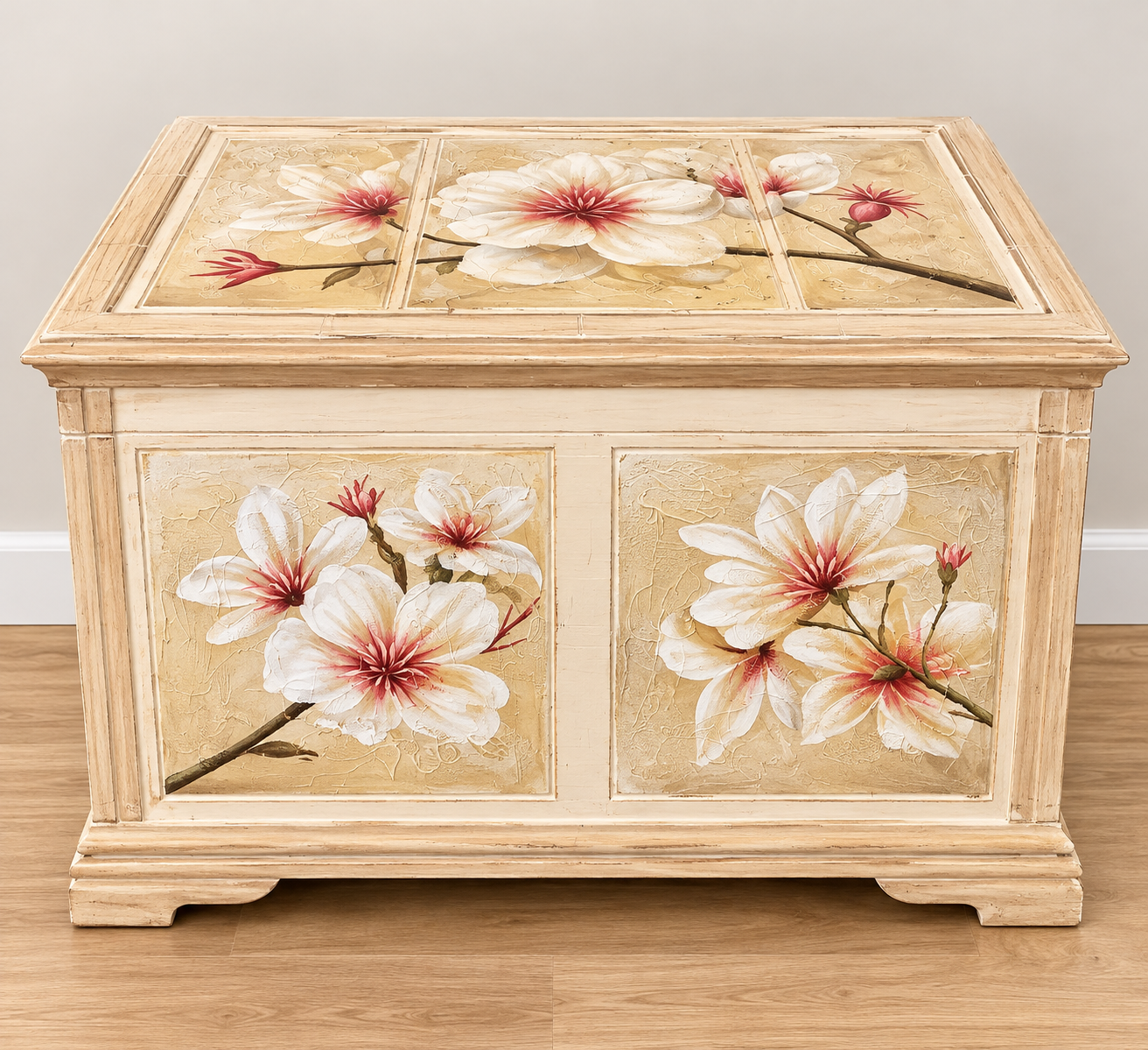 Distressed Magnolia Floral Storage Chest.png