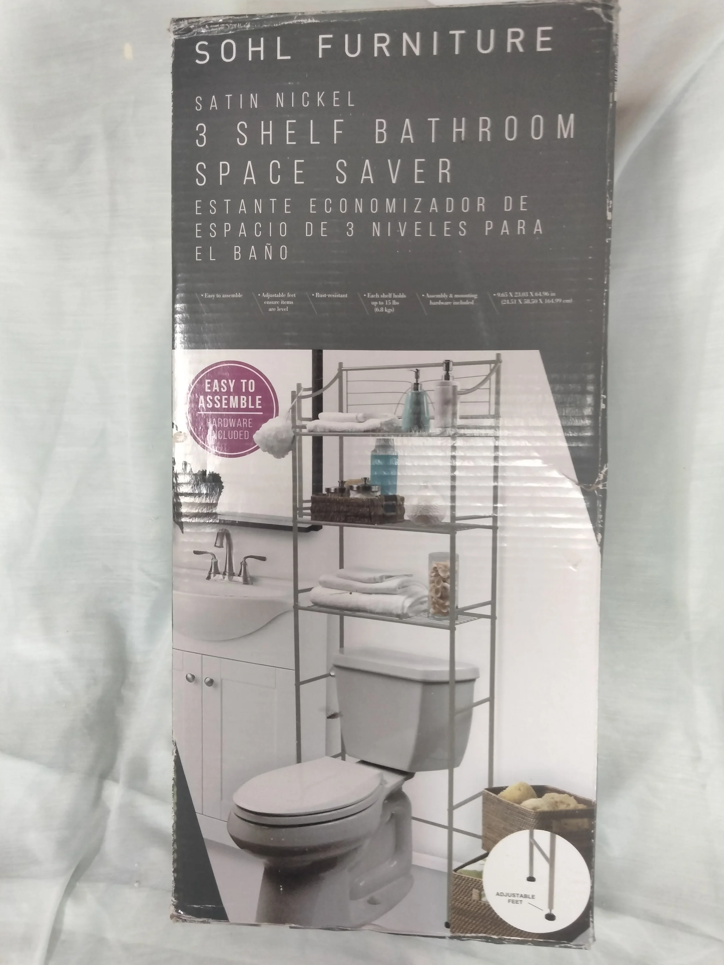 3 Shelf Bathroom Space Saver